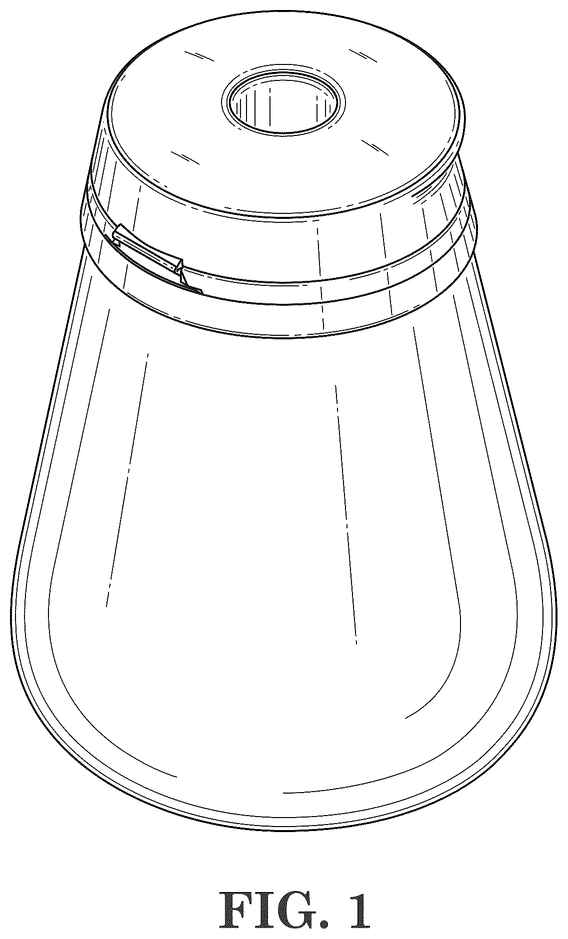 Patent USD1124321 — Anal irrigation container — Figure 1