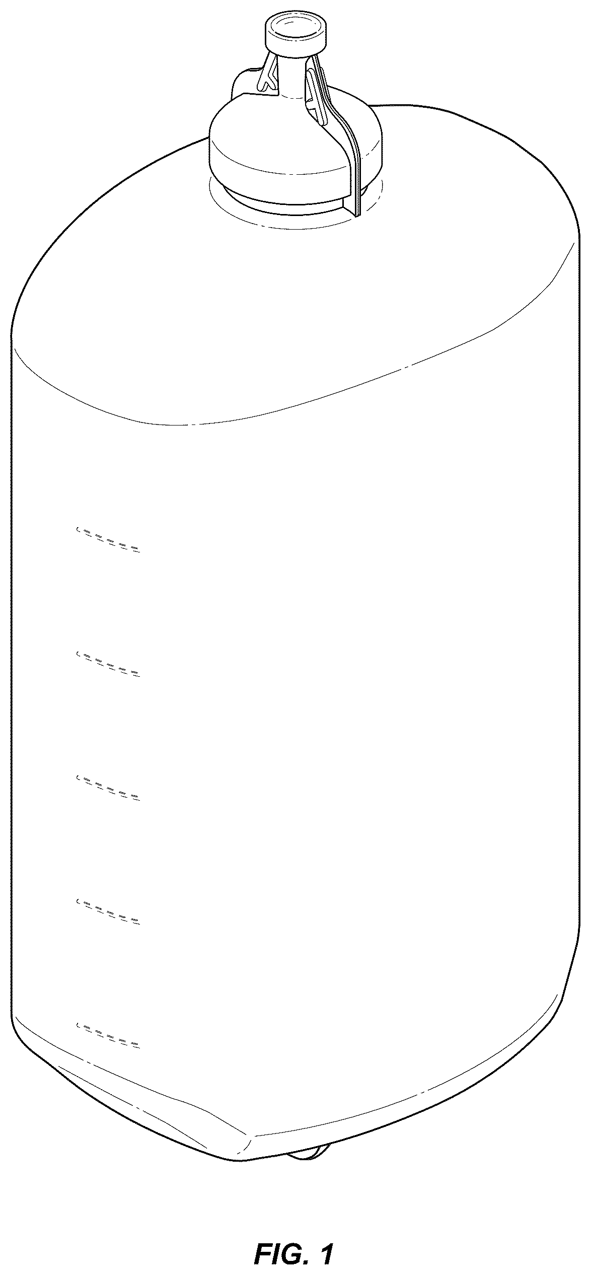 Patent USD1124323 — Medical solution container — Figure 1