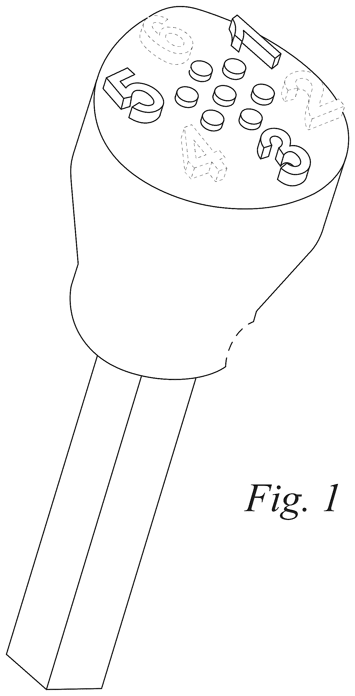 Patent USD1124328 Figure 1 – Fiducial delivery device