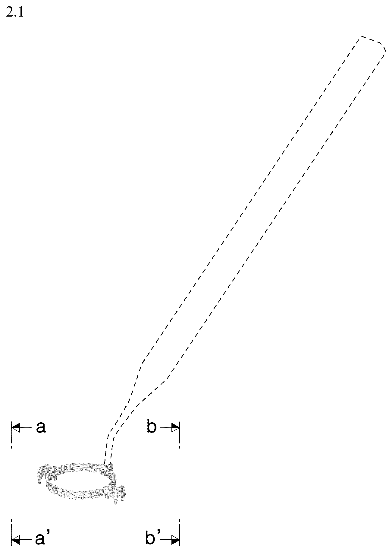 Patent USD1124343 — Ophthalmic medical device — Figure 1