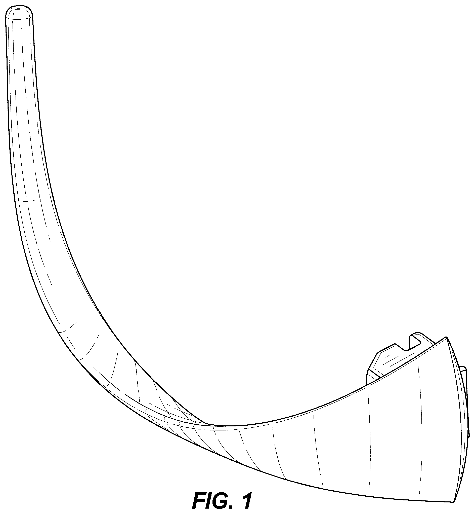 Patent USD1124350 Figure 1 – Arm rest