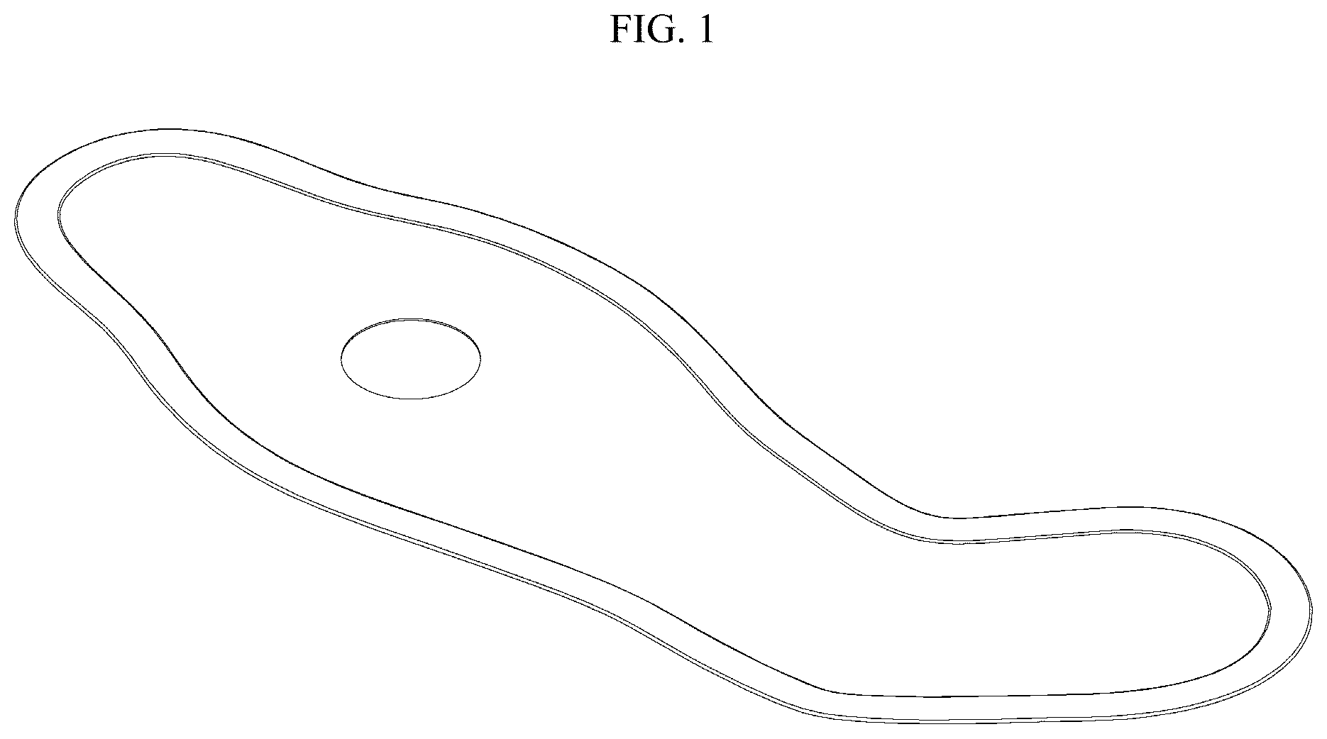 Patent USD1124356 Figure 1 – Electrode patch for biological signal measurement