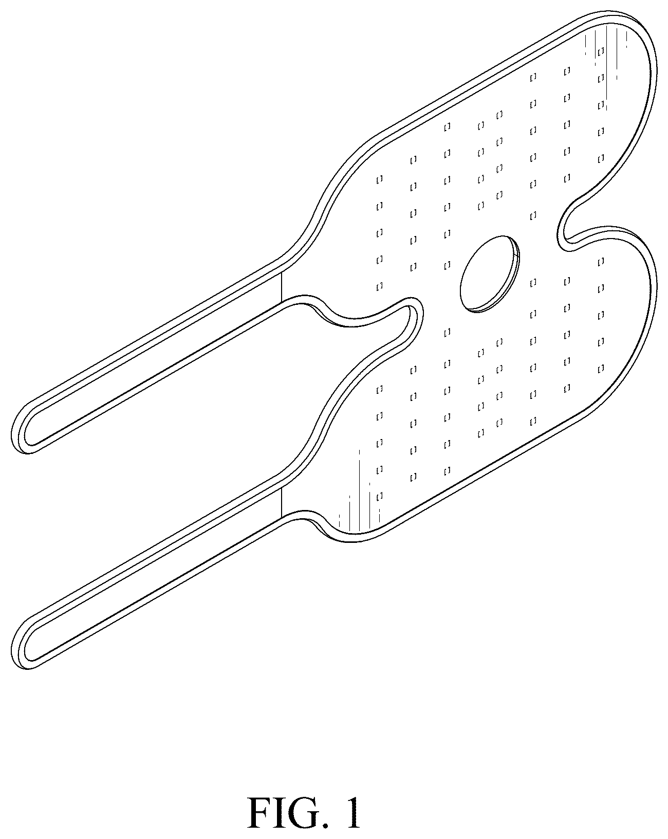 Patent USD1124365 — Knee therapy pad — Figure 1