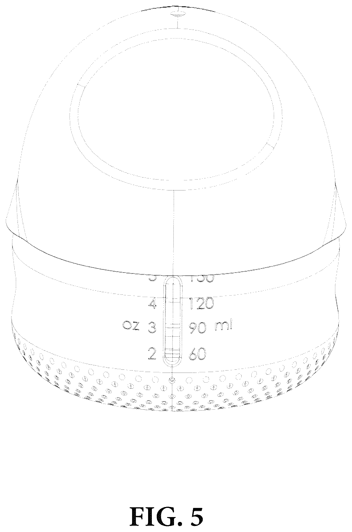 Patent USD1124369 Figure 5 – Baby bottle