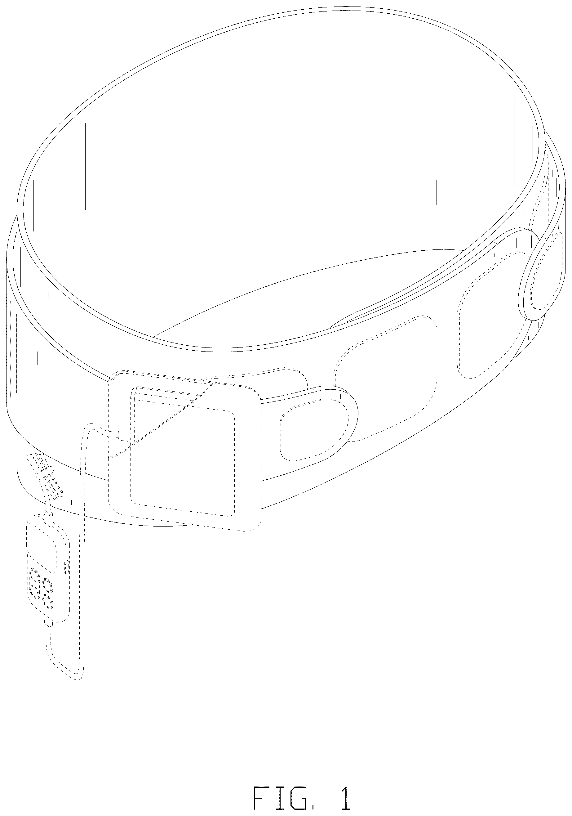 Patent USD1124379 — Heating pad for lumbar — Figure 1