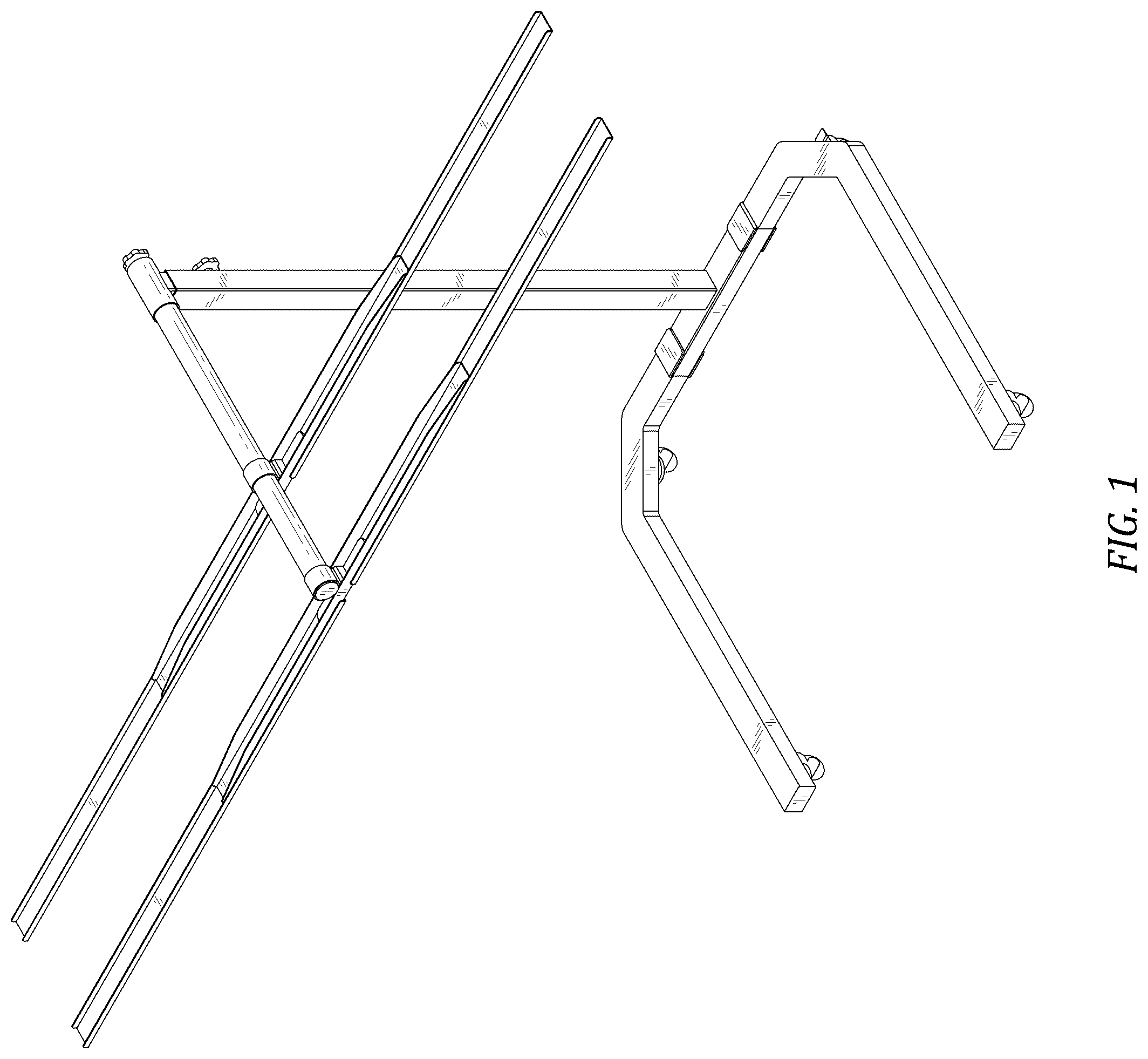 Patent USD1124382 — Light therapy device stand — Figure 1