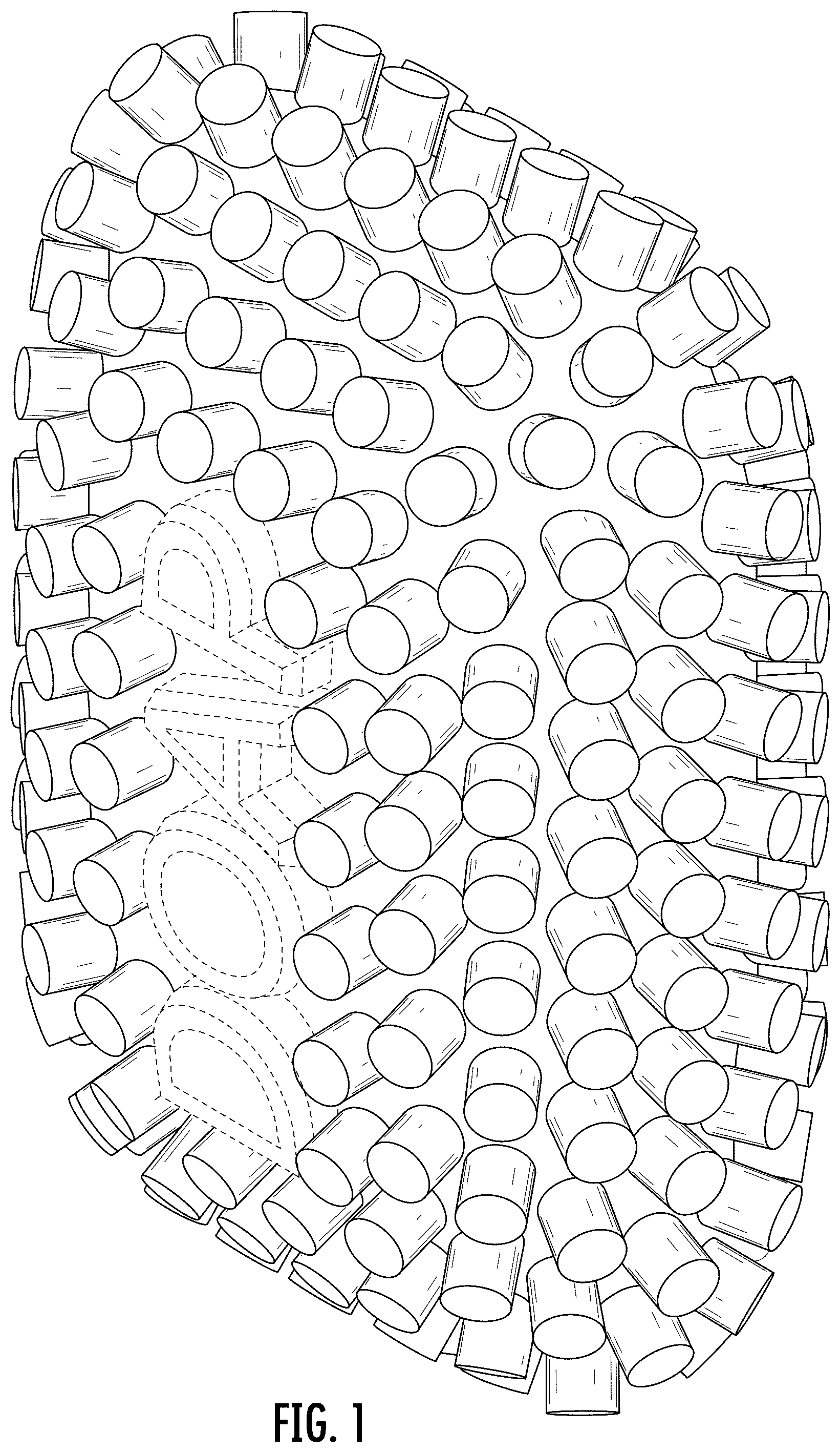 Patent USD1124387 — Scrubber device — Figure 1