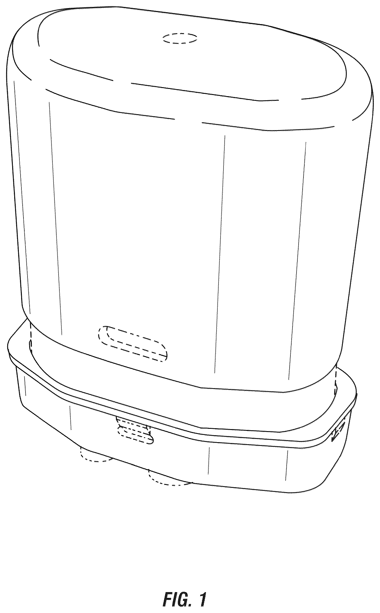Patent USD1124395 — Sample collection device — Figure 1