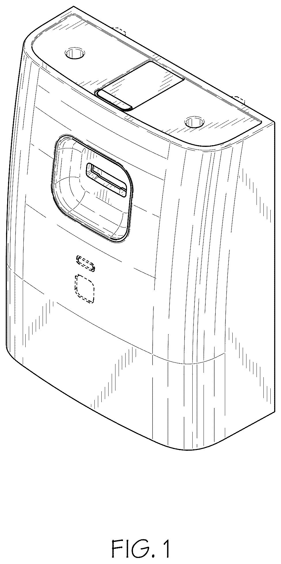 Patent USD1124396 — Microscopy analyzer front cover — Figure 1