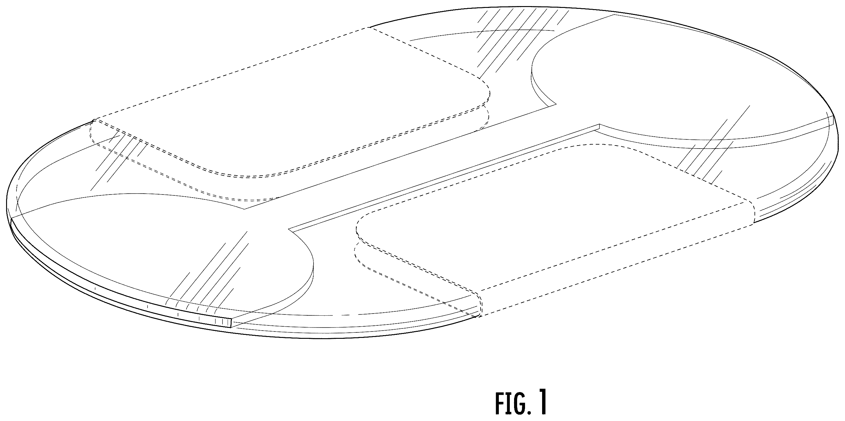 Patent USD1124403 — Capillary effluent capture slide — Figure 1
