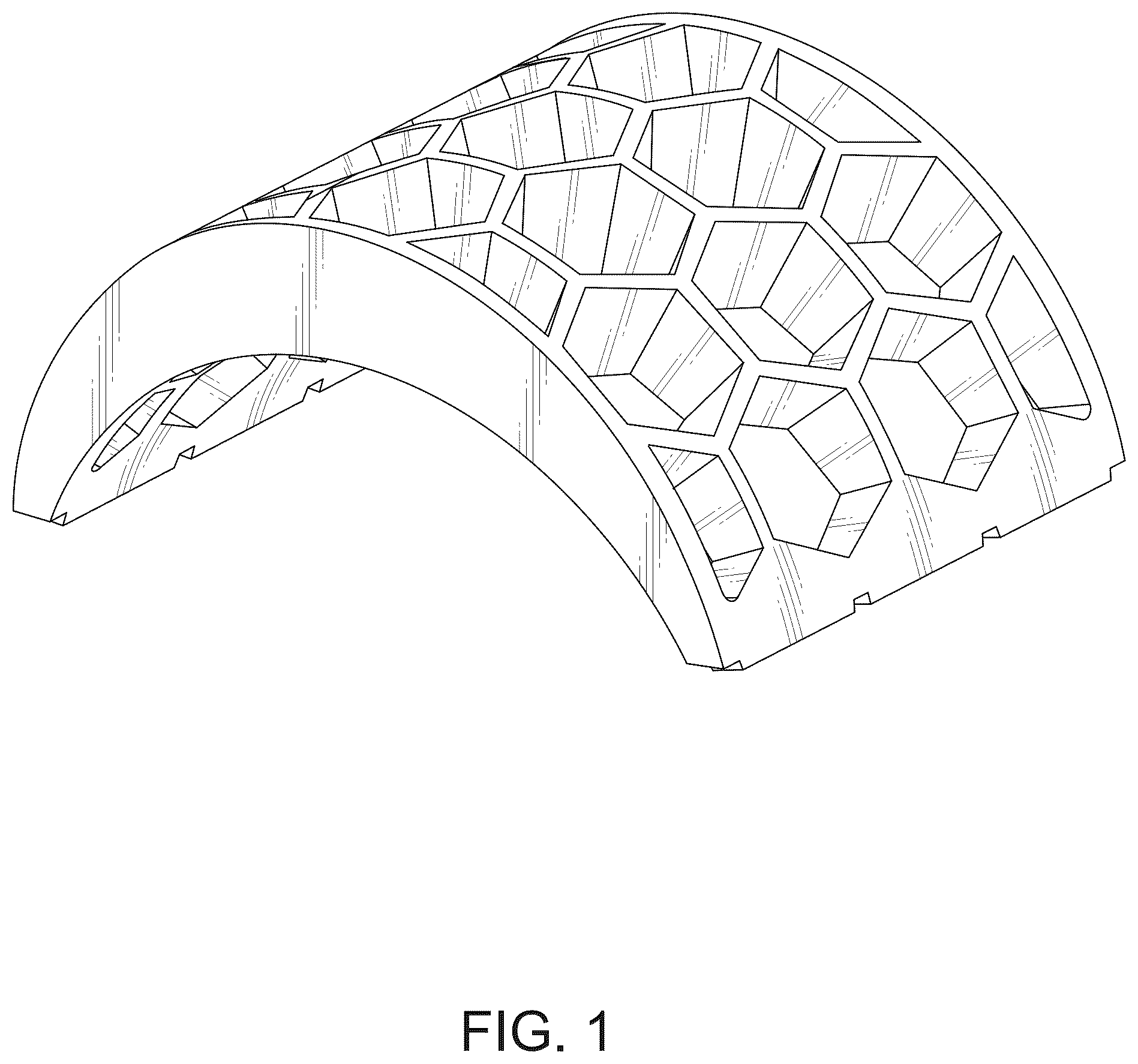 Patent USD1124415 — Reef arch structure — Figure 1