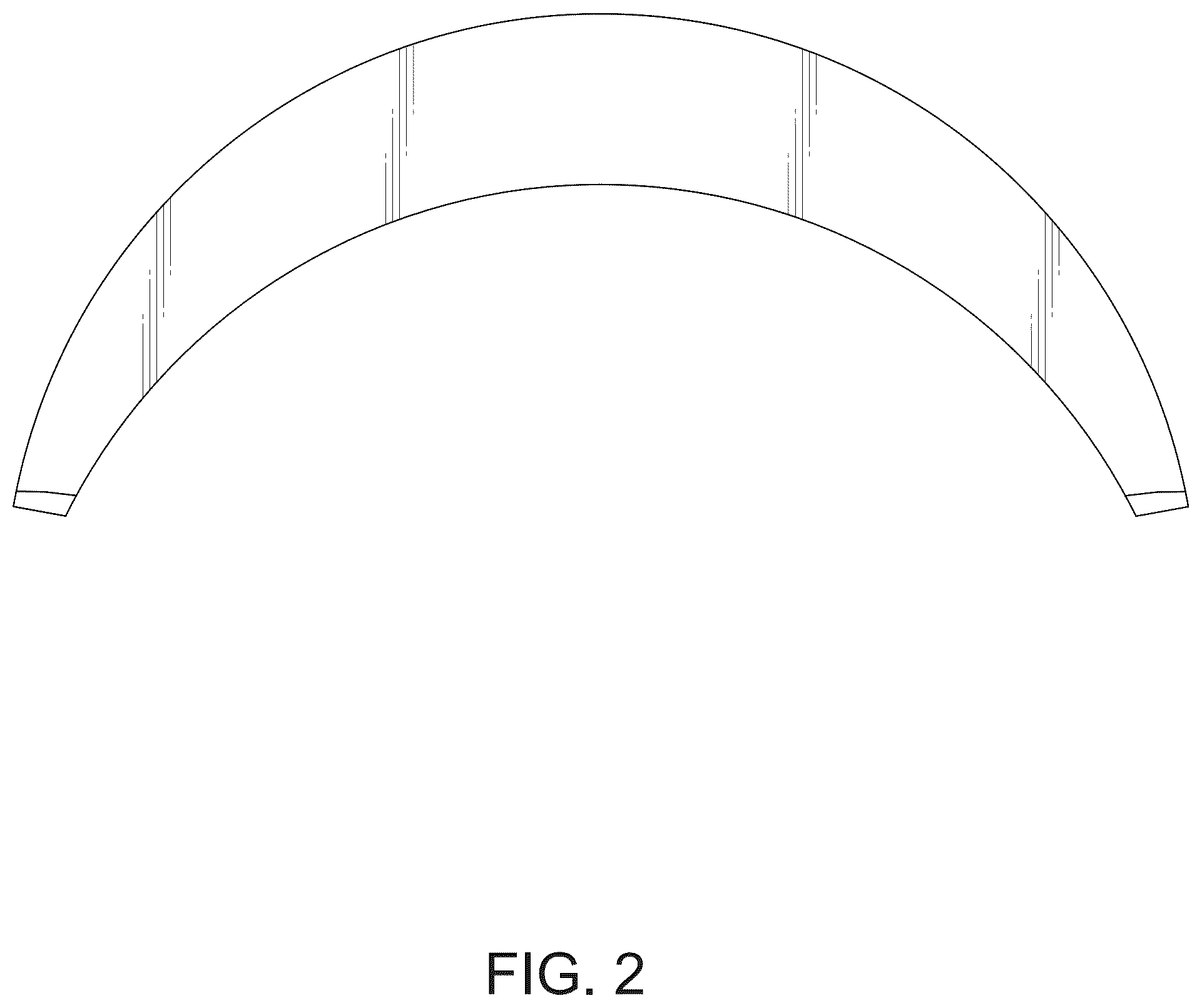 Patent USD1124415 Figure 2 – Reef arch structure