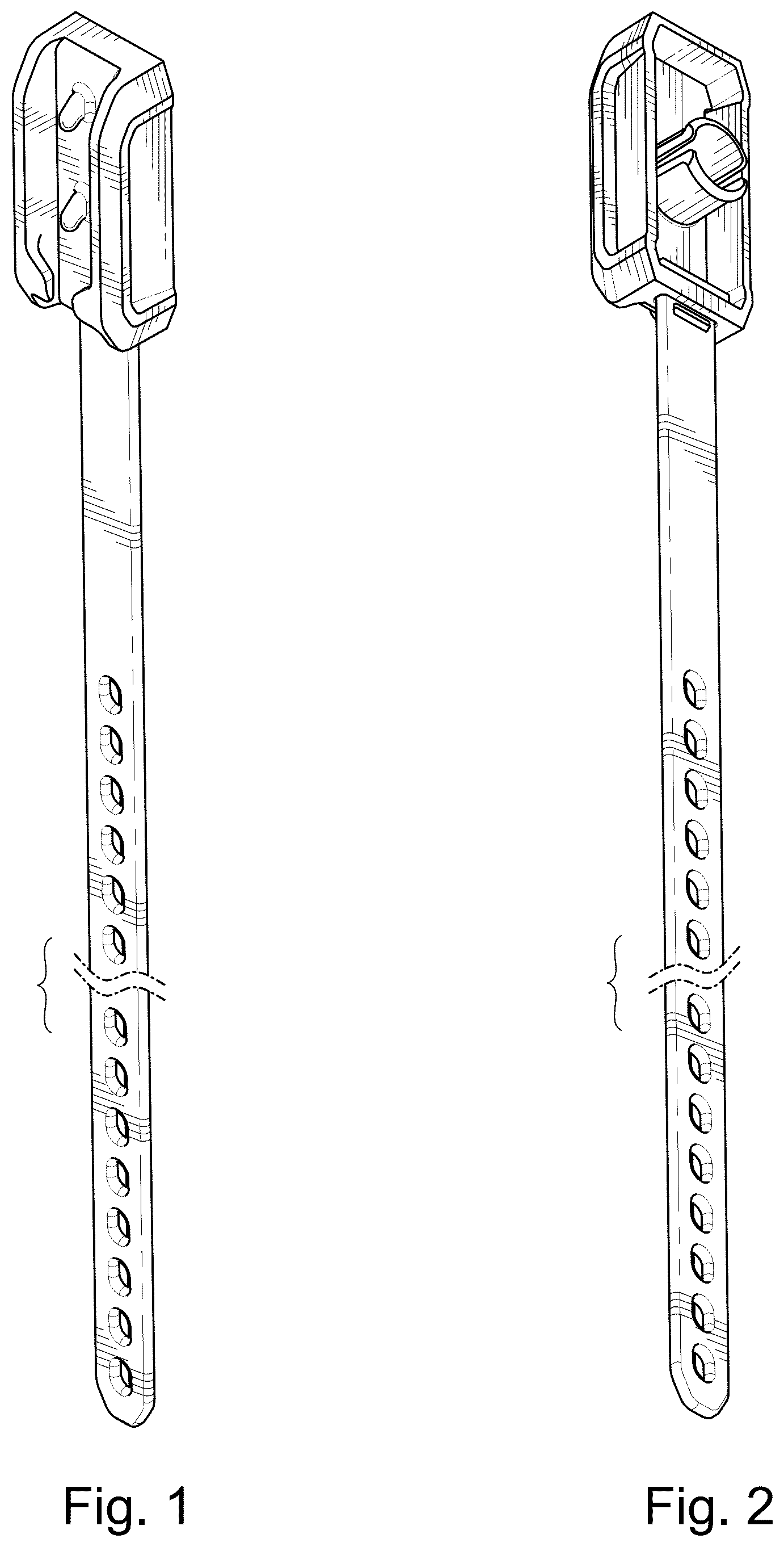Patent USD1124416 — Strap assembly — Figure 1