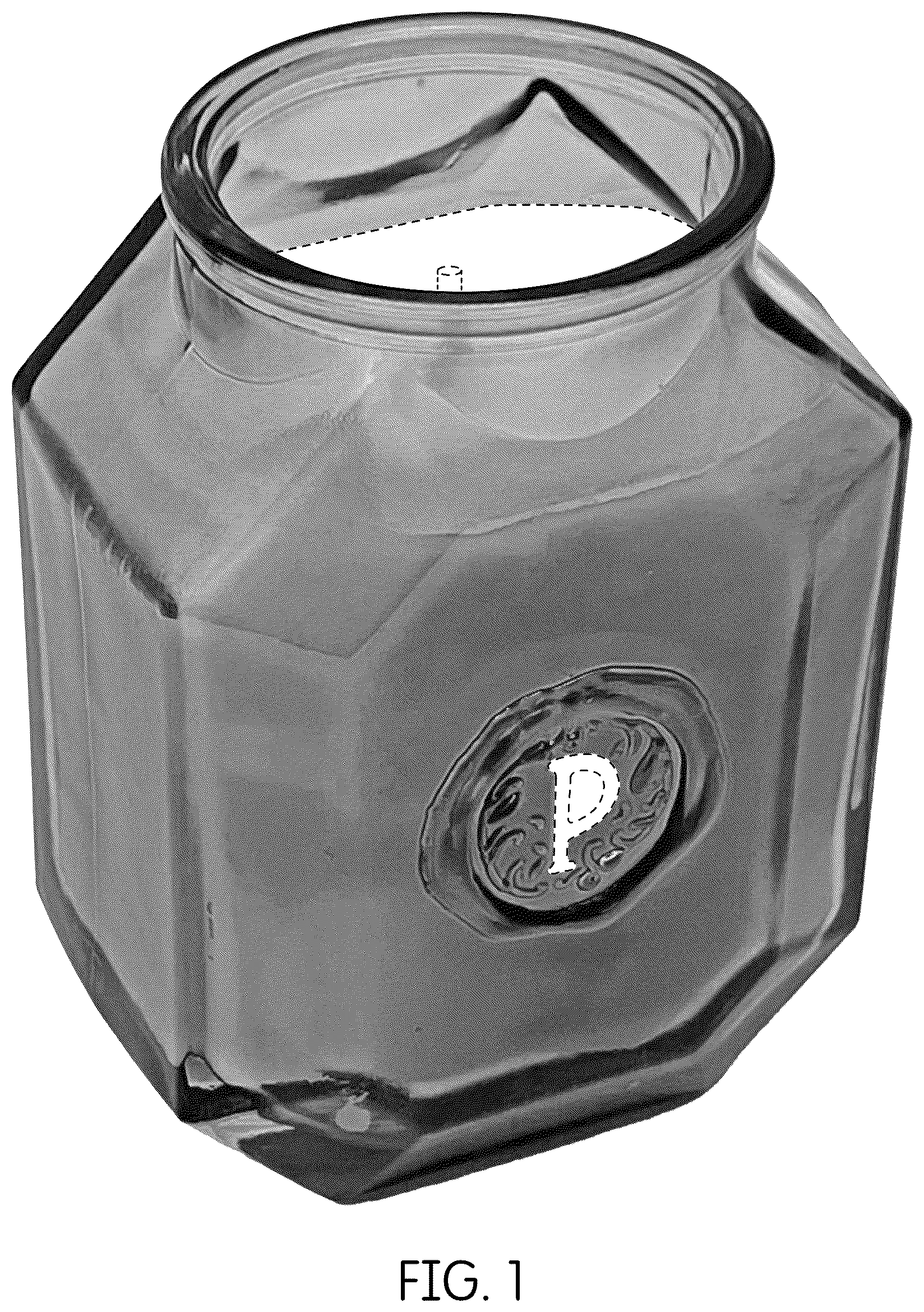 Patent USD1124428 — Vessel for a candle — Figure 1