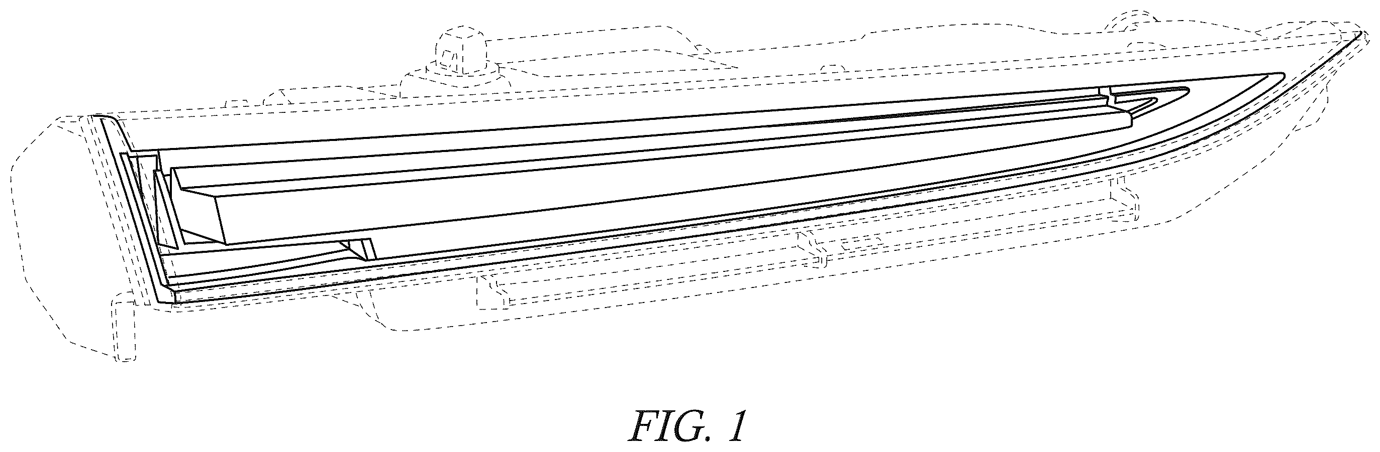 Patent USD1124431 Figure 1 – Vehicle taillamp
