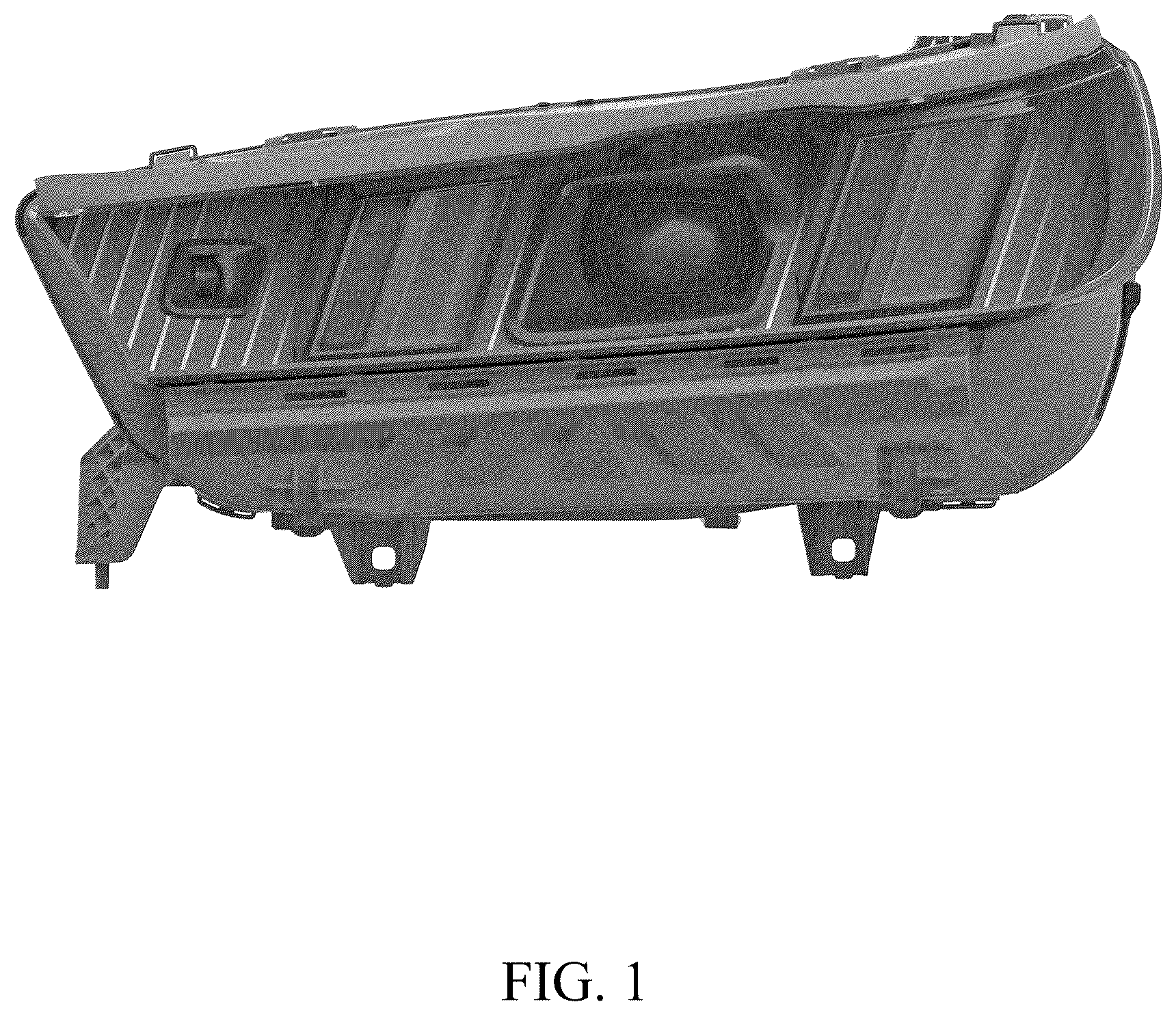 Patent USD1124434 Figure 1 – Headlight for a vehicle