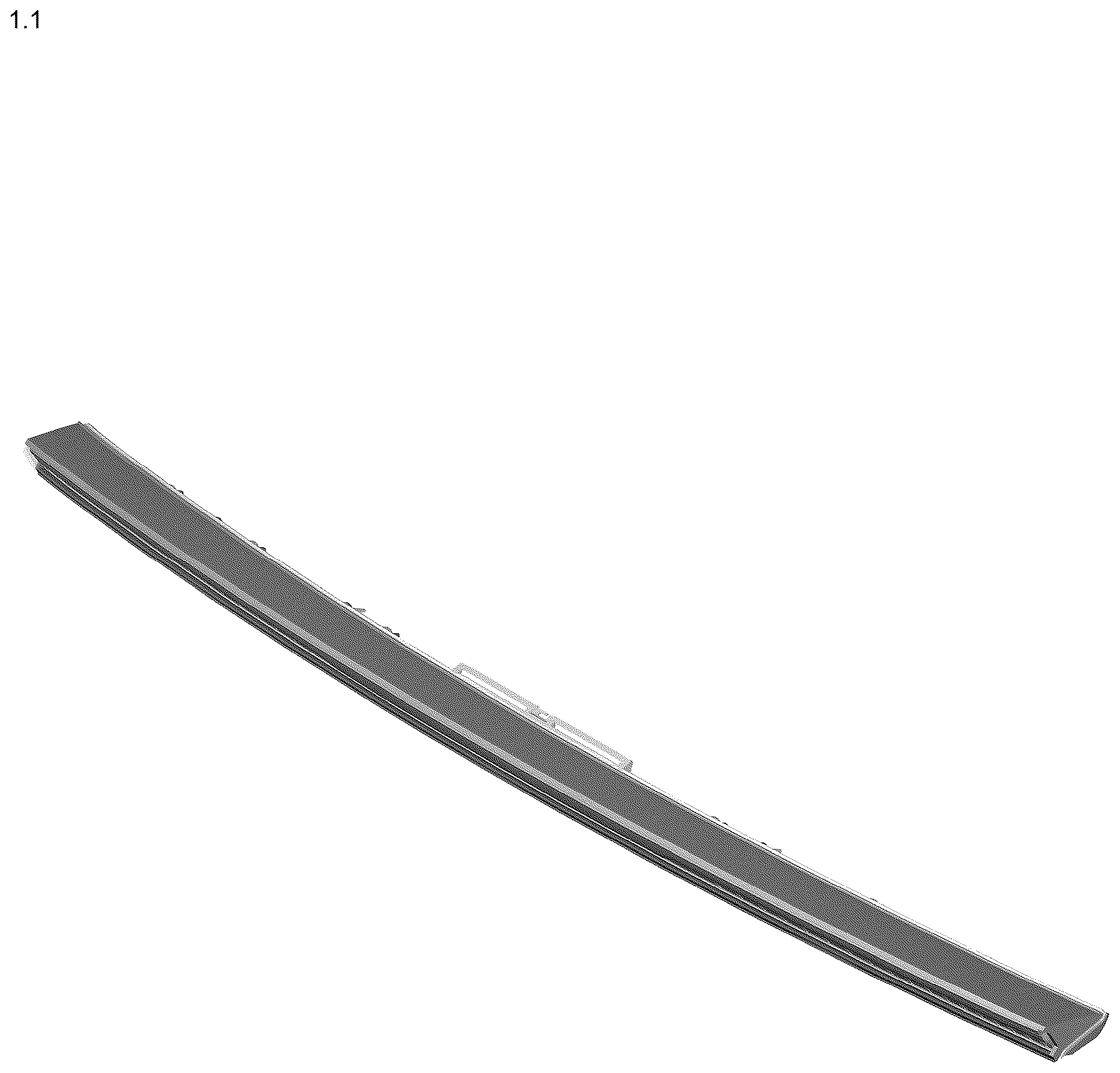 Patent USD1124439 — Rear combination lamp for automobile — Figure 1