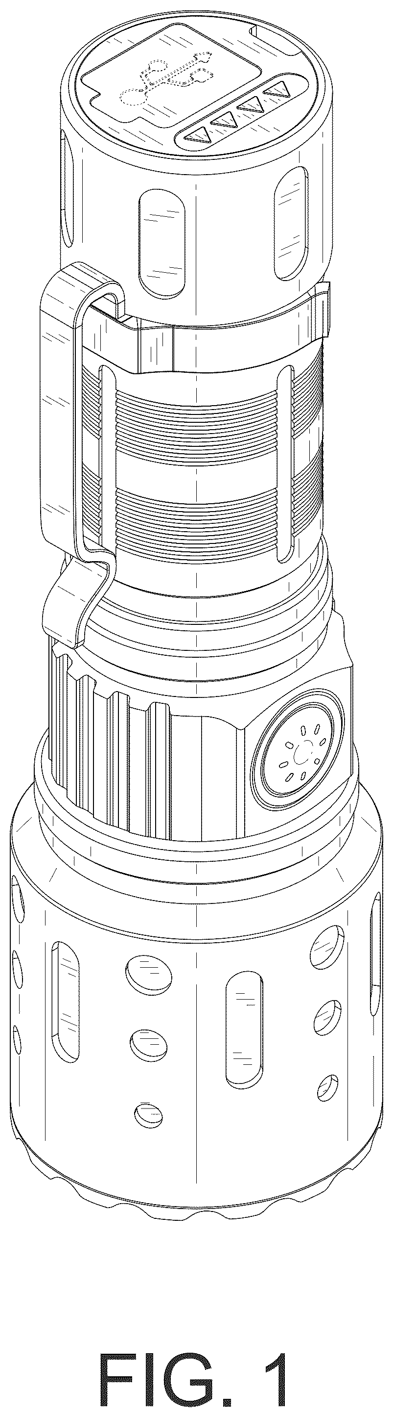 Patent USD1124441 — Flashlight — Figure 1