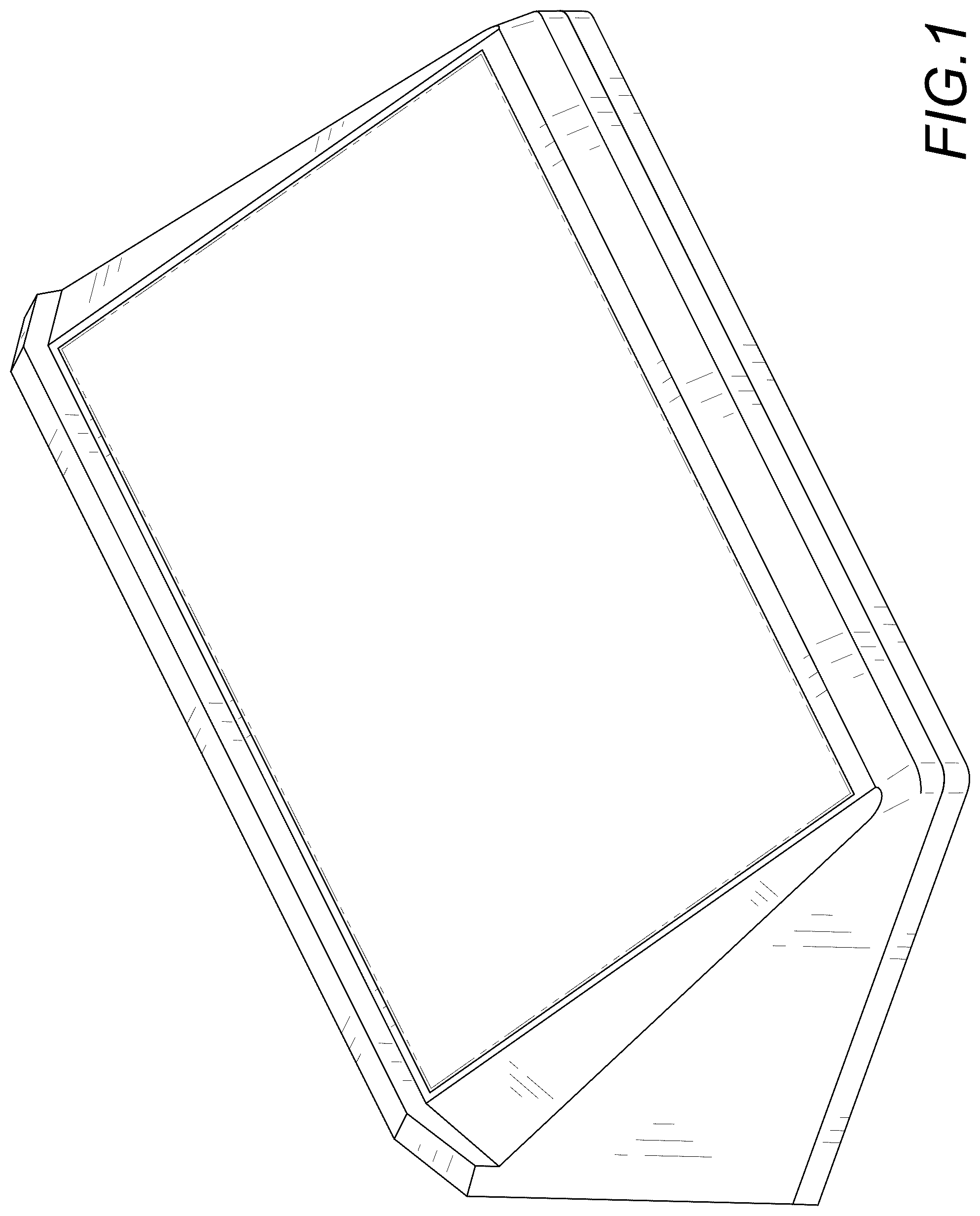 Patent USD1124451 Figure 1 – Solar wall light