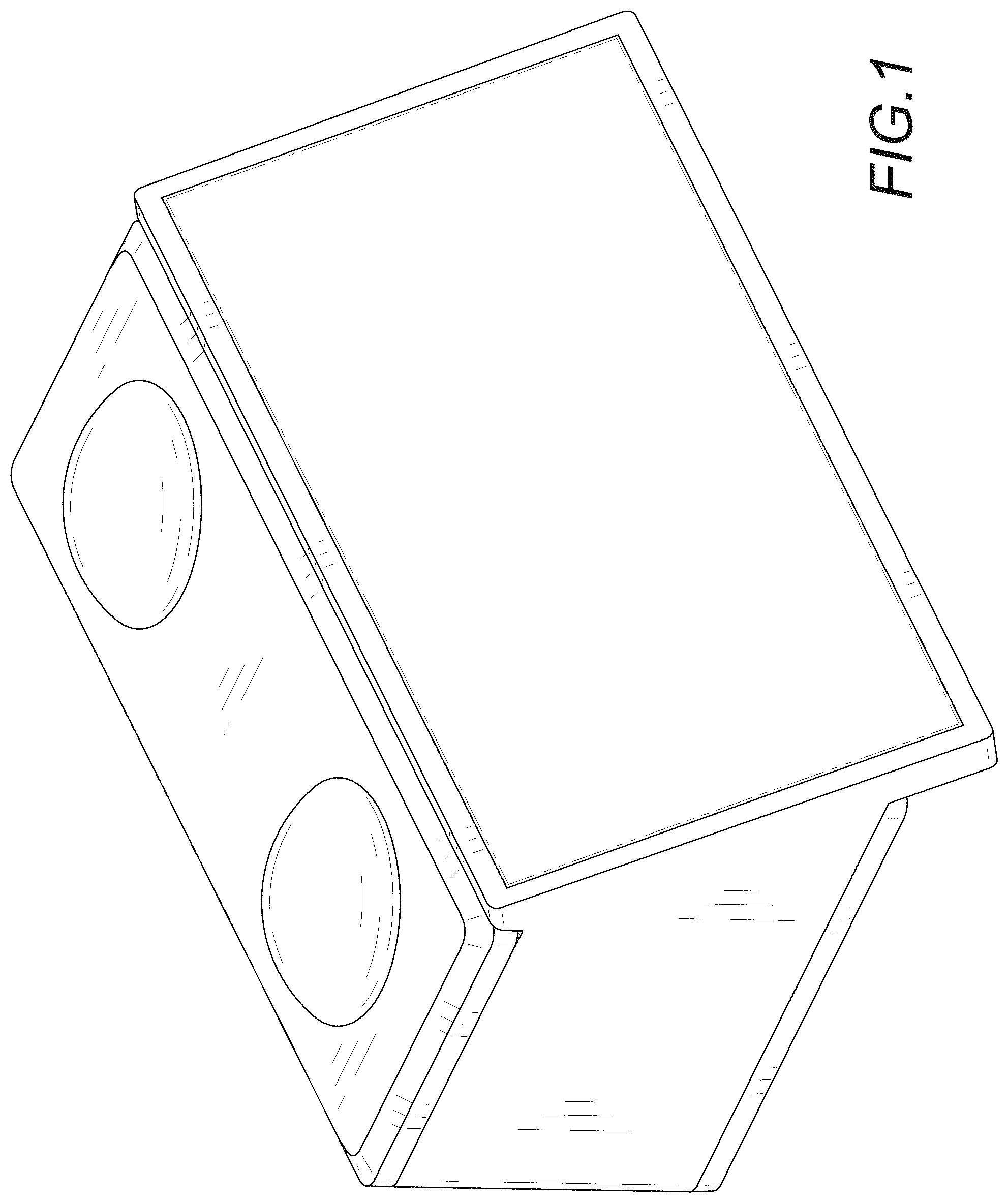 Patent USD1124452 — Solar wall light — Figure 1