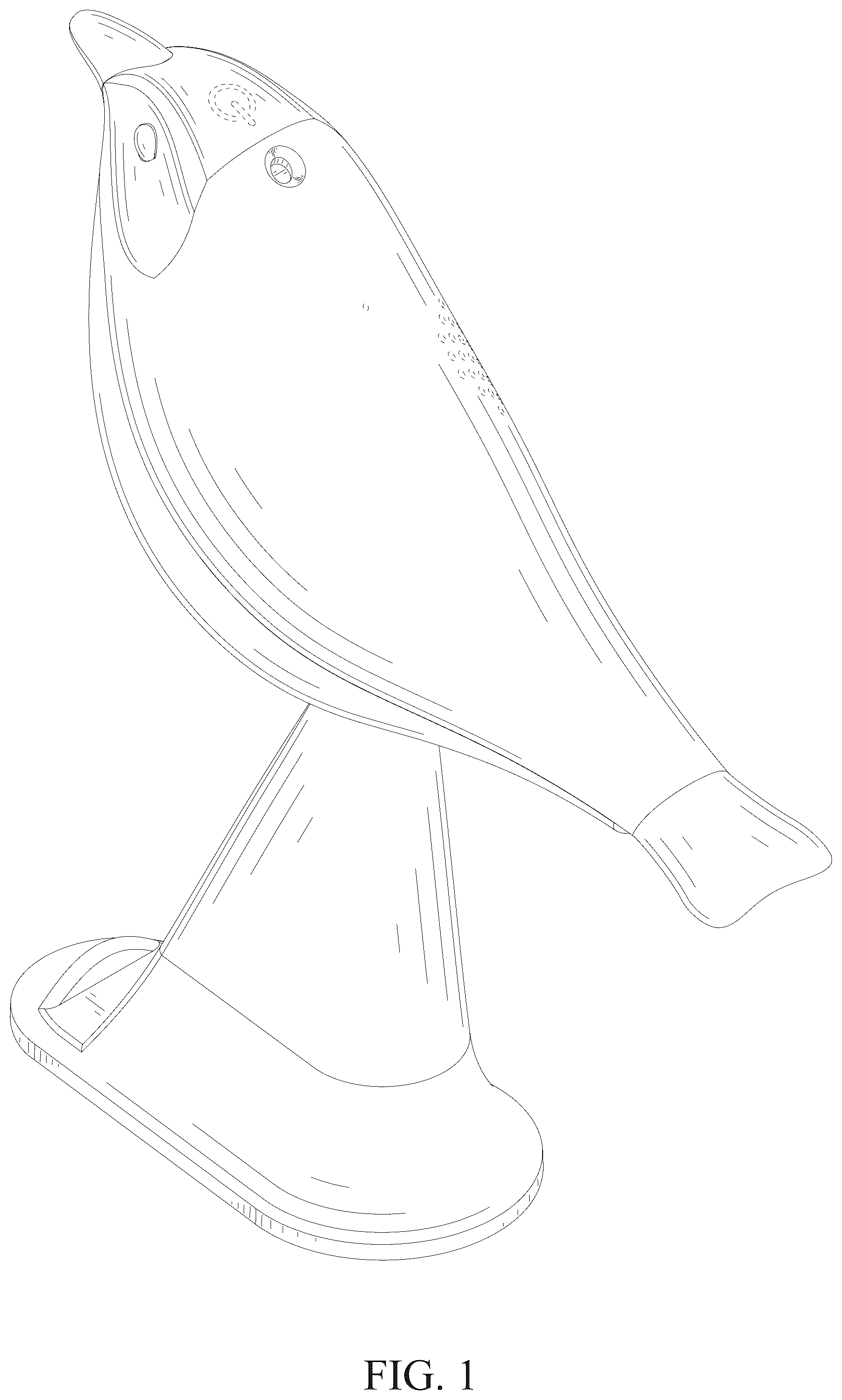 Patent USD1124461 Figure 1 – Lamp