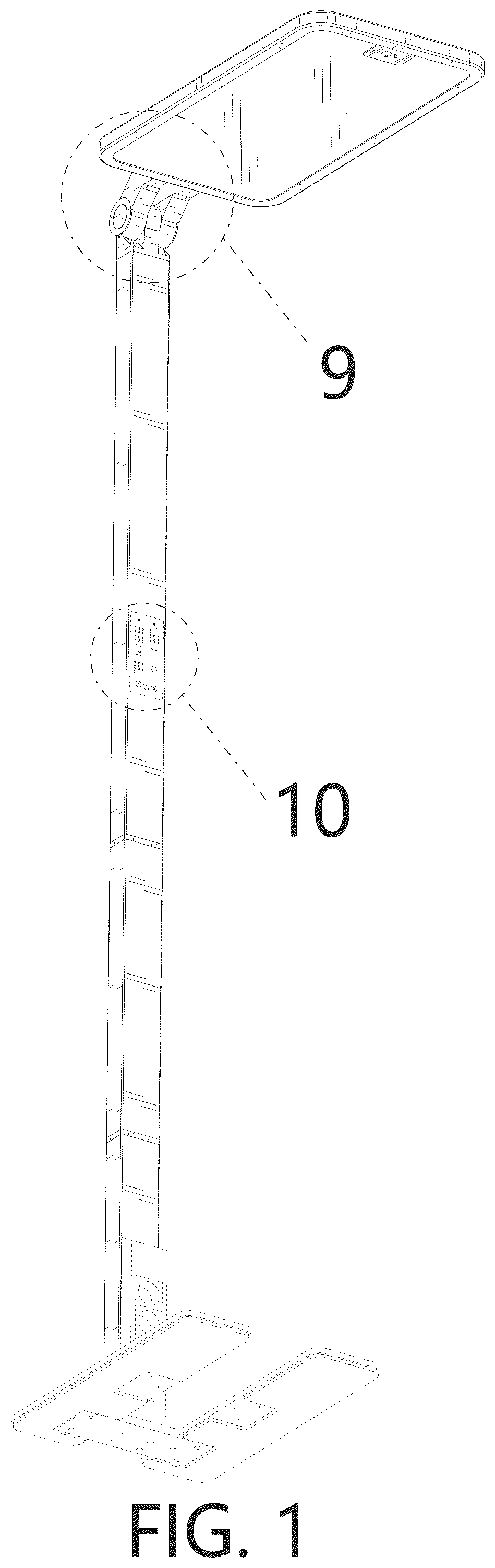 Patent USD1124466 — Floor lamp — Figure 1