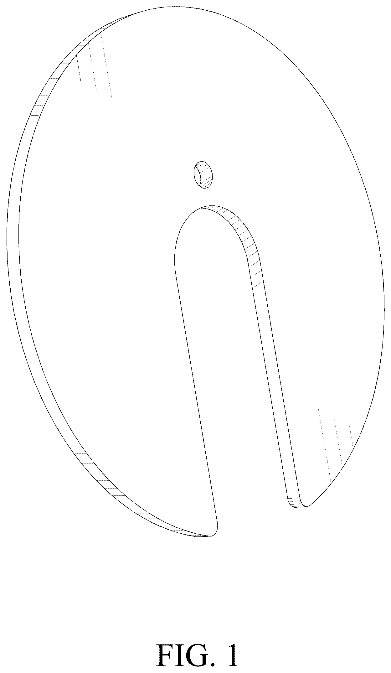 Patent USD1124471 Figure 1 – Notched foot plate for a decorative lighting pole