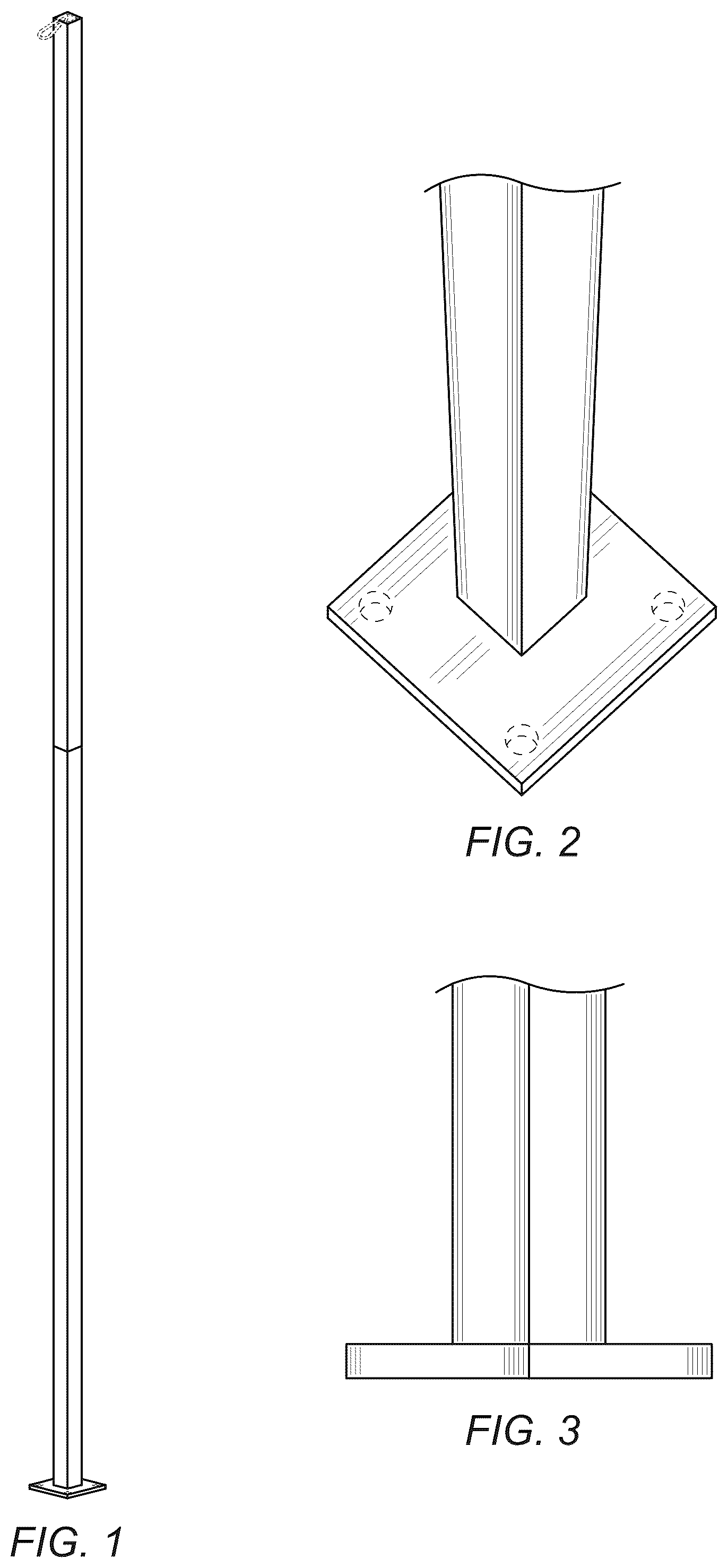 Patent USD1124472 — Pole stand — Figure 1