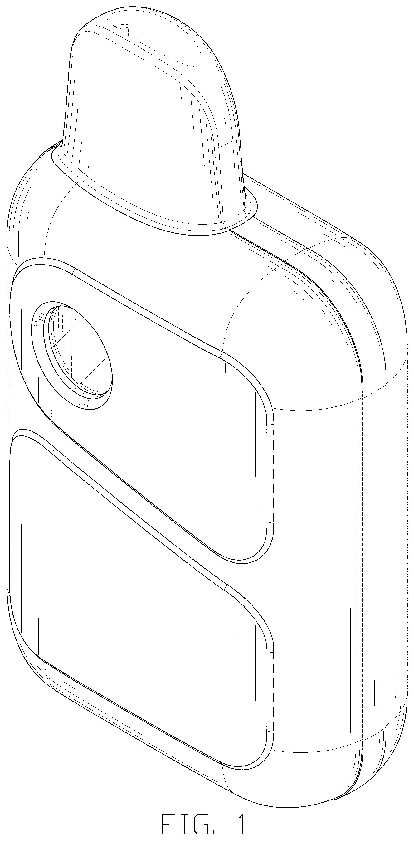 Patent USD1124486 Figure 1 – Electronic atomizing device
