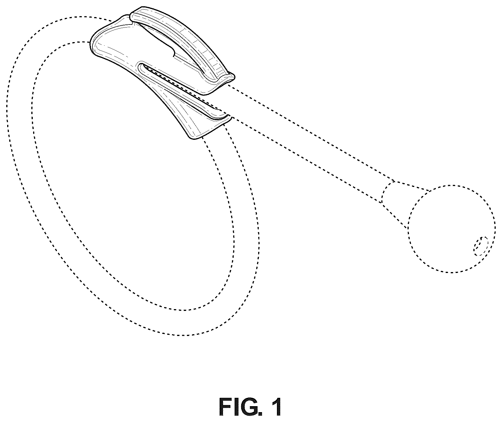 Patent USD1124502 Figure 1 – Hair tie