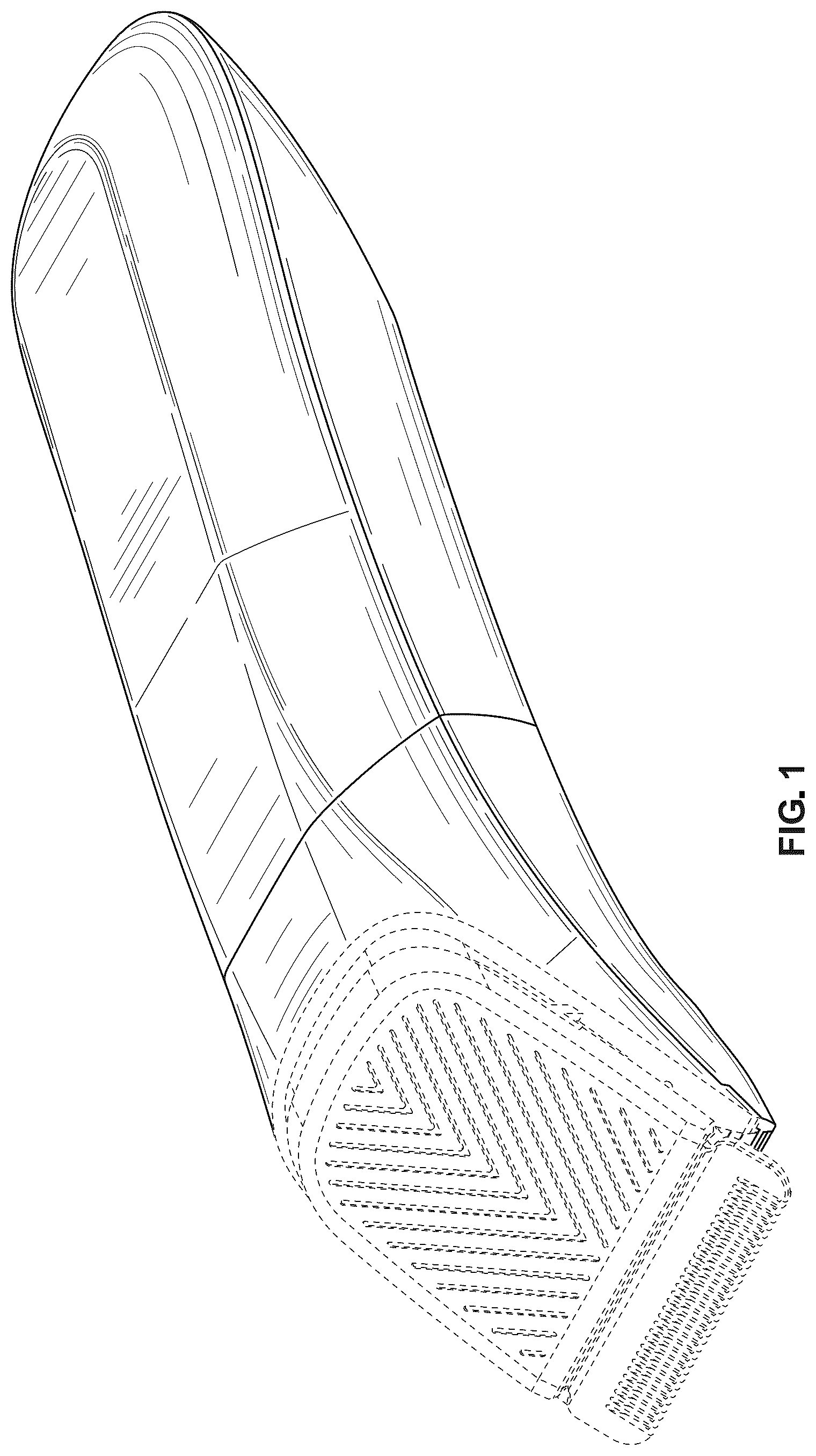 Patent USD1124510 — Grooming device — Figure 1