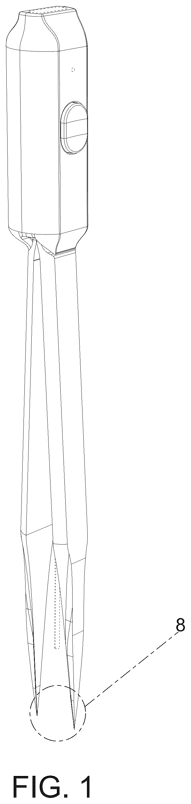 Patent USD1124514 Figure 1 – Tweezer