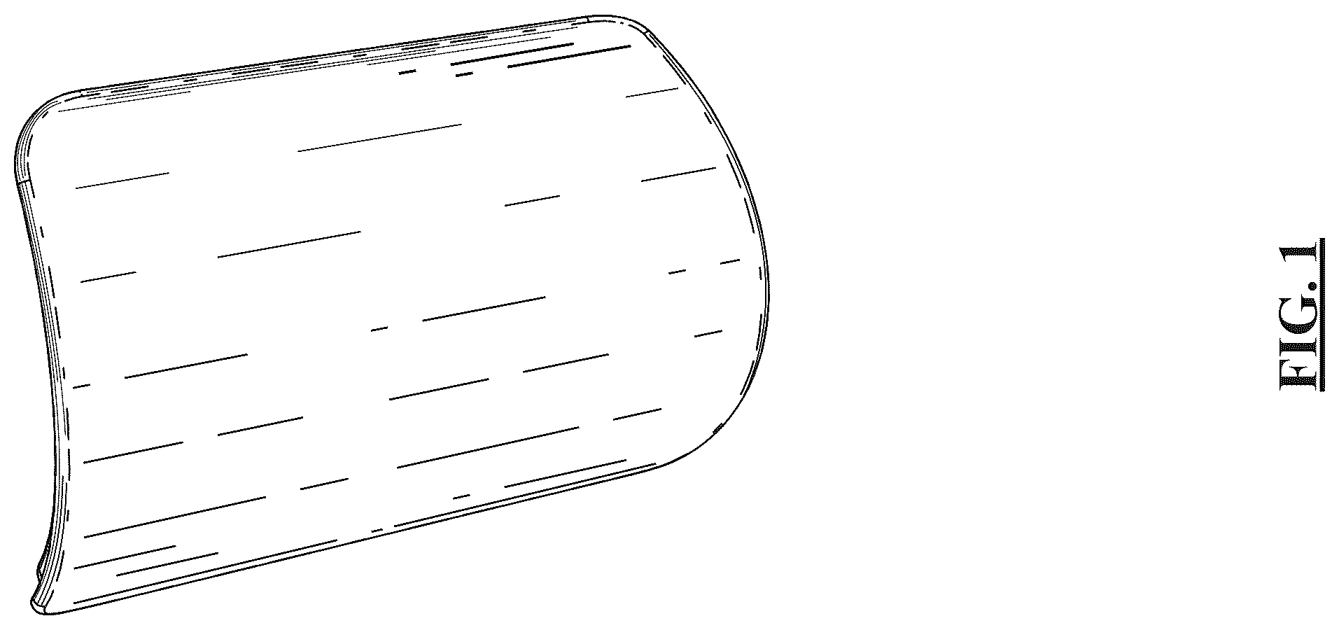 Patent USD1124524 — Shin guard — Figure 1