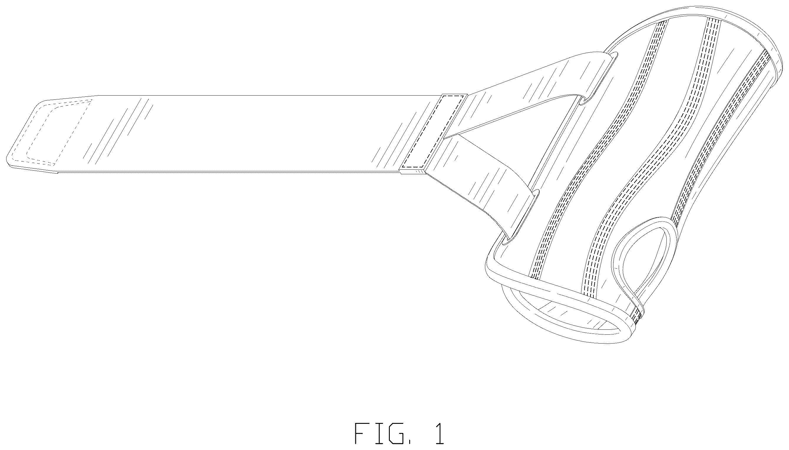 Patent USD1124525 — Wrist support — Figure 1