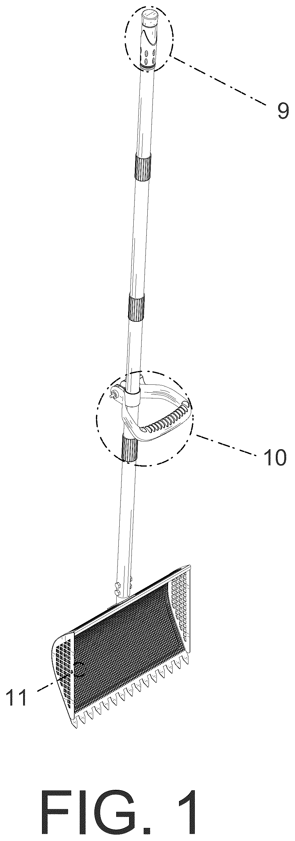 Patent USD1124535 — Chicken poop scooper — Figure 1