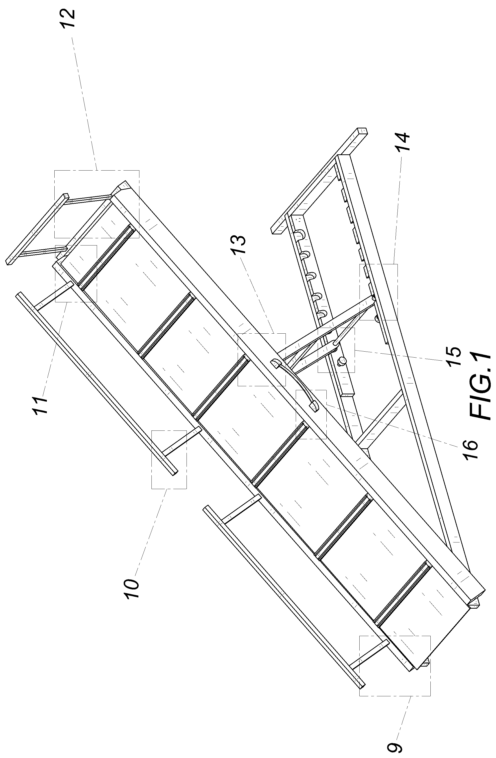 Patent USD1124539 — Pet climbing ladder — Figure 1