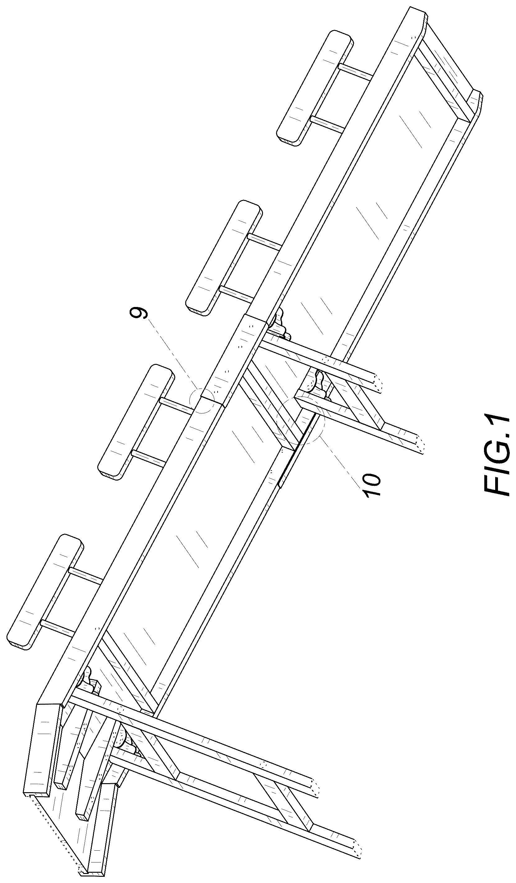 Patent USD1124542 Figure 1 – Pet ramp