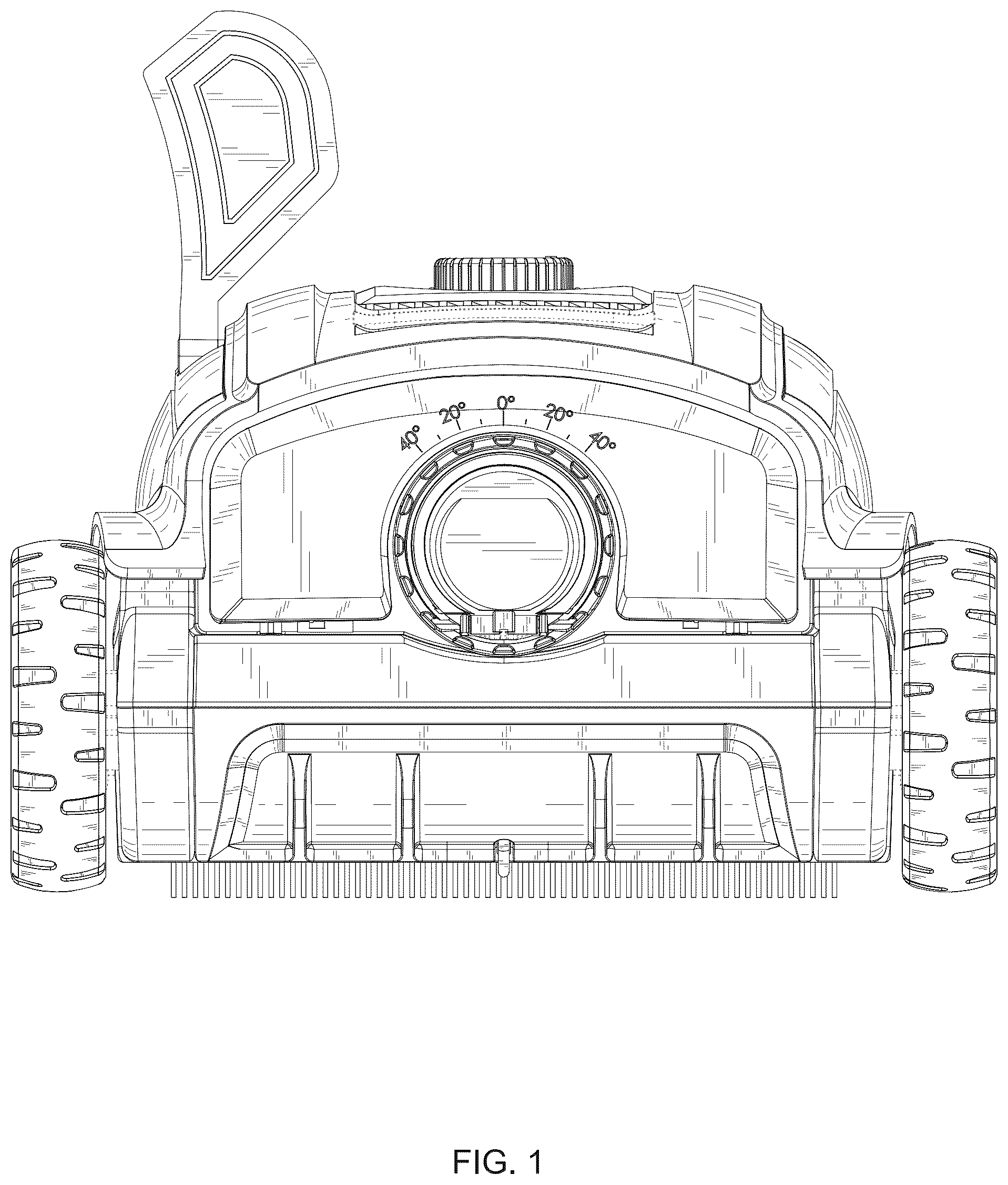 Patent USD1124549 — Pool cleaning device — Figure 1