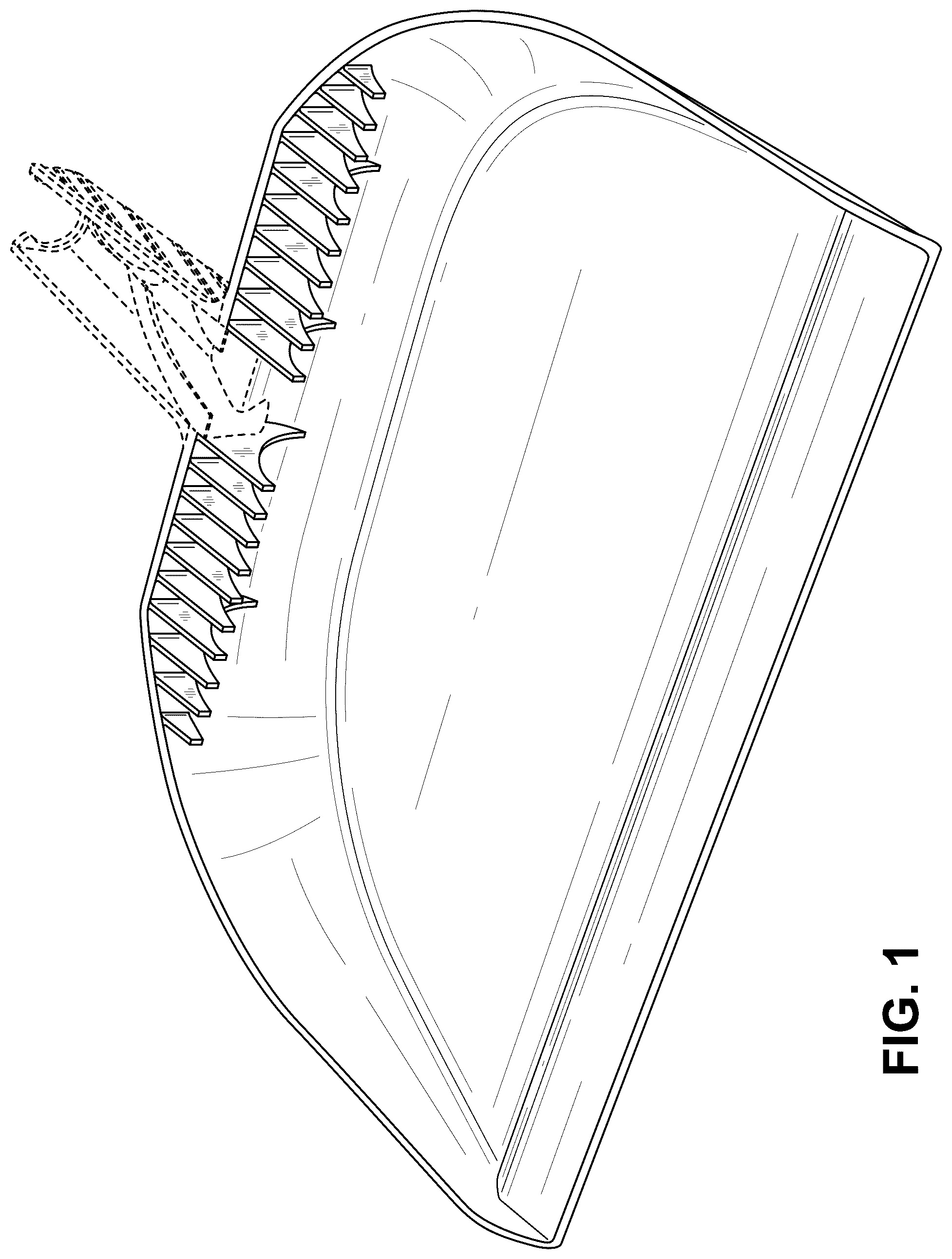 Patent USD1124562 Figure 1 – Dust pan