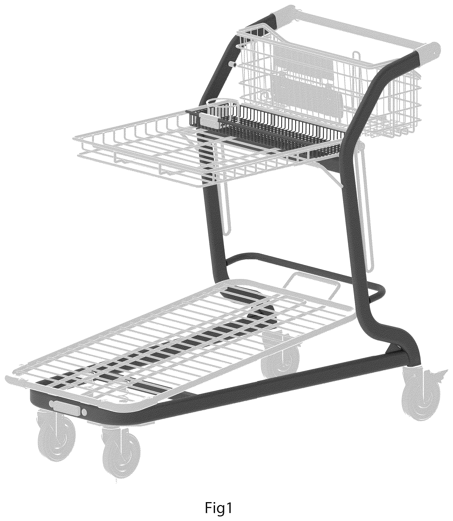 Patent USD1124568 — Cart frame — Figure 1