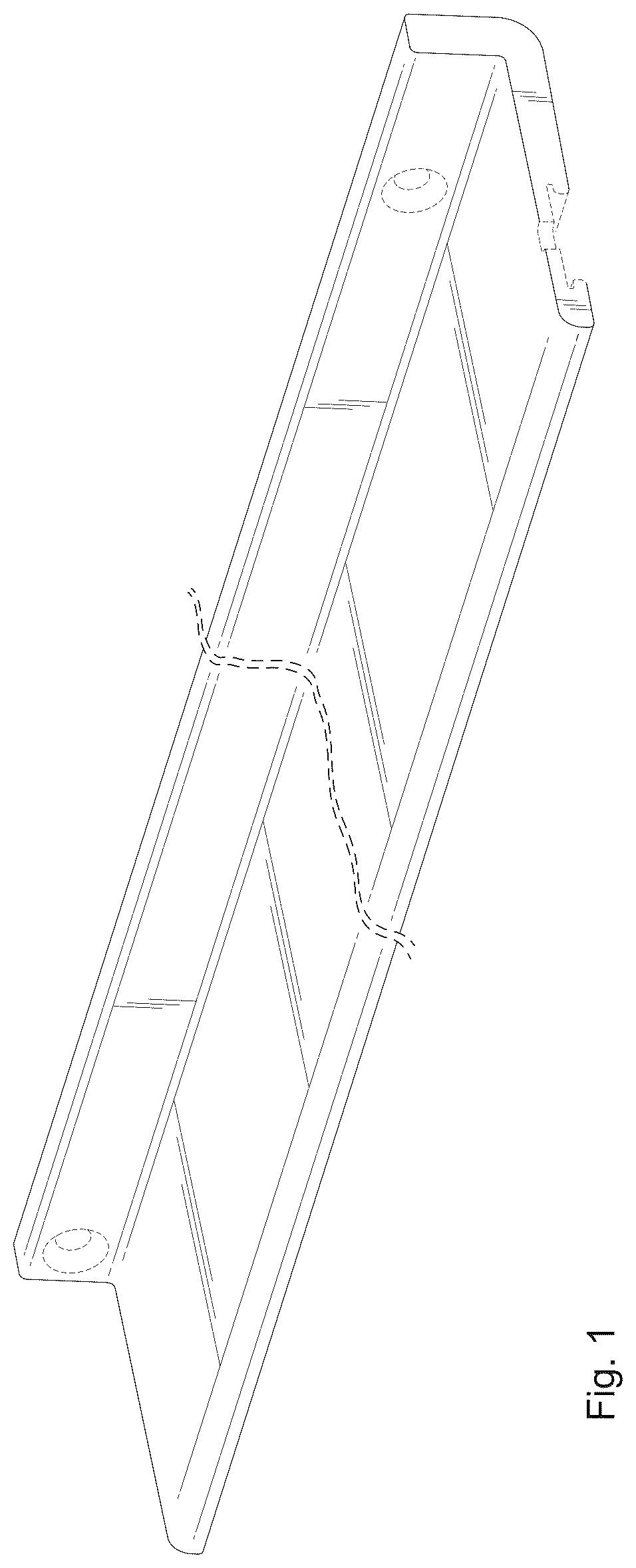 Patent USD1124574 — Conveyor belt edge guard — Figure 1