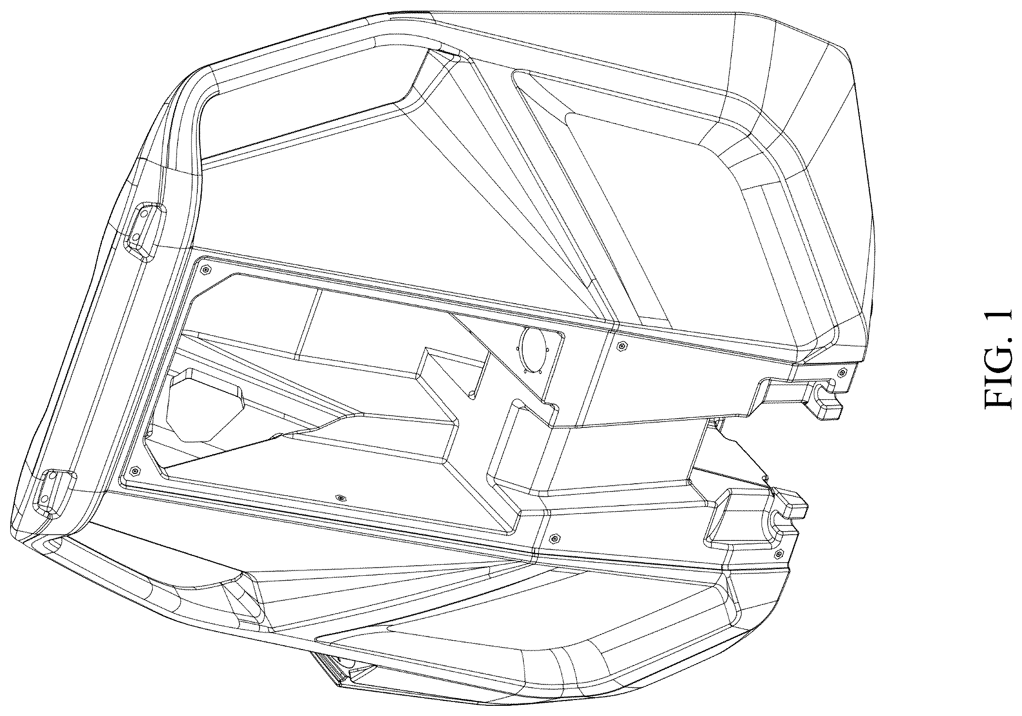 Patent USD1124578 Figure 1 – Vehicle body component