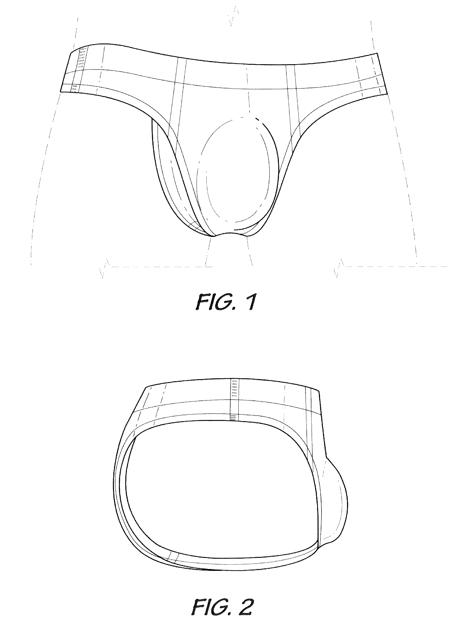 Patent USD1124584 — Undergarment — Figure 1
