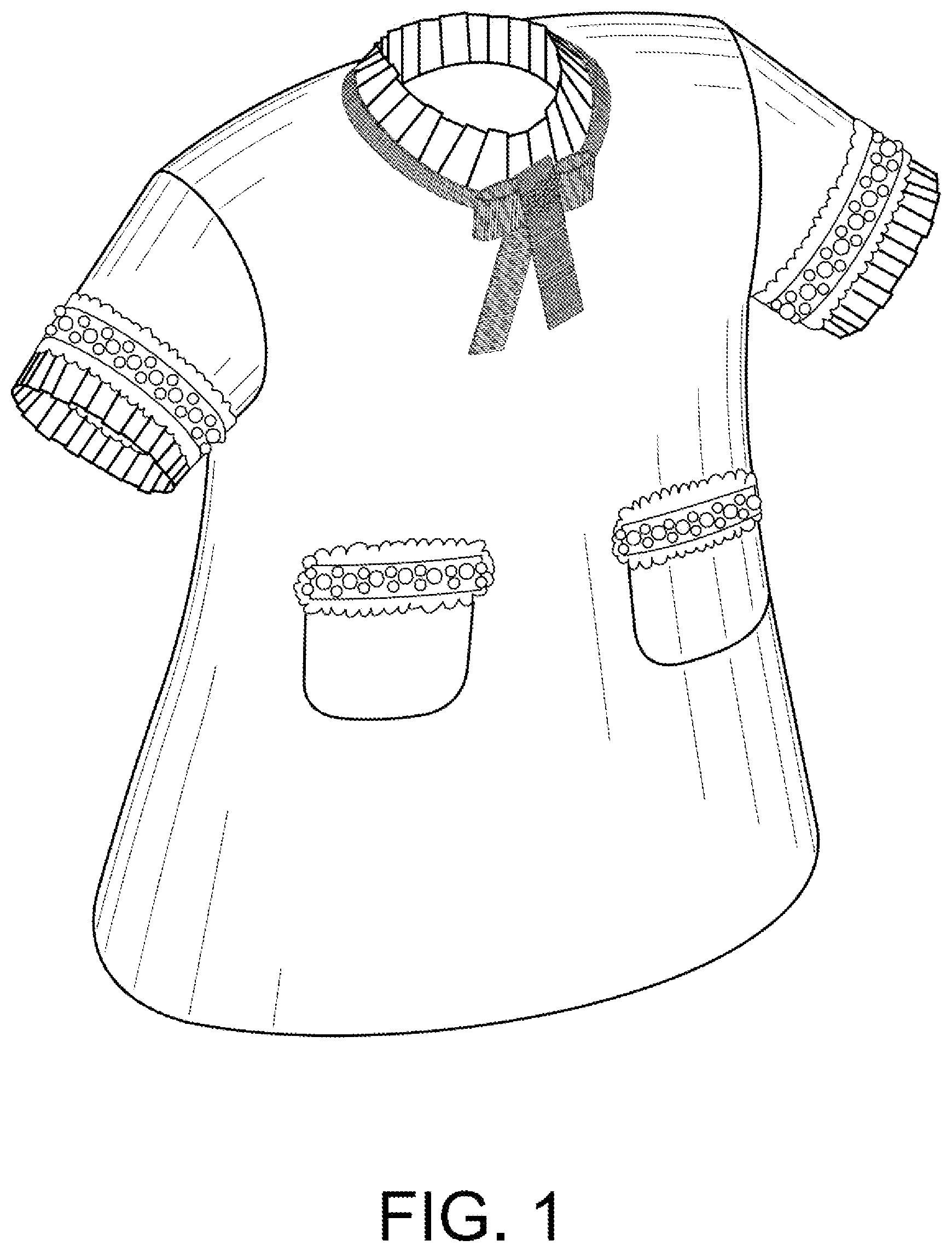 Patent USD1124588 Figure 1 – Dress