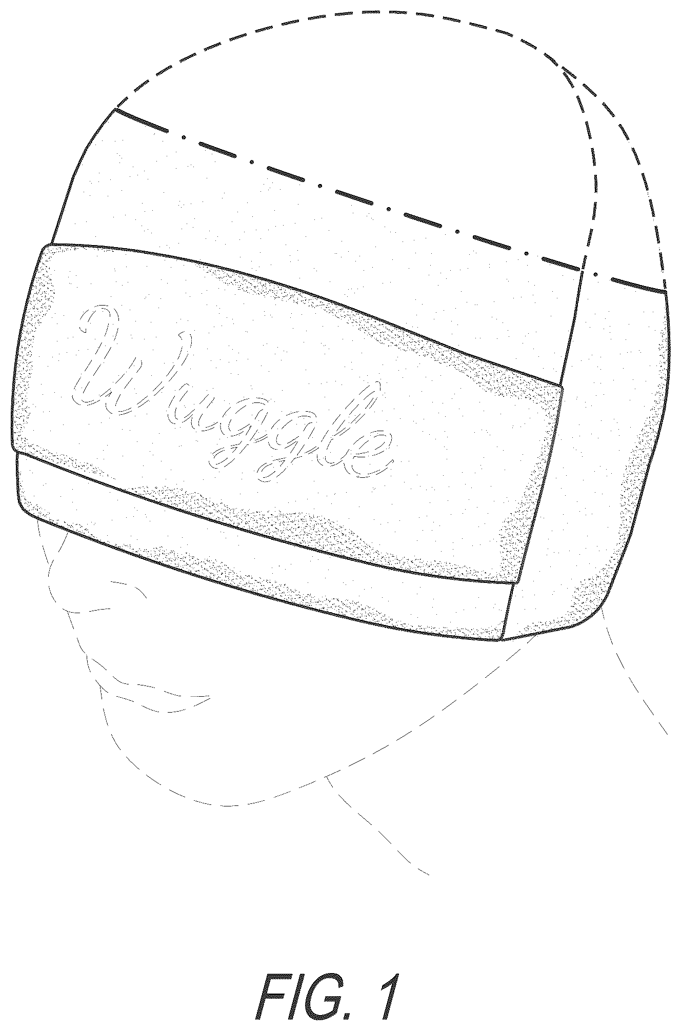 Patent USD1124592 Figure 1 – Headwear