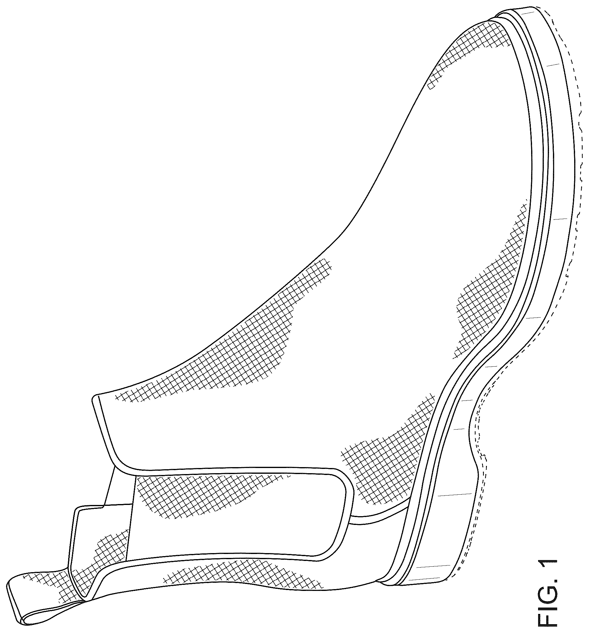 Patent USD1124598 Figure 1 – Boot