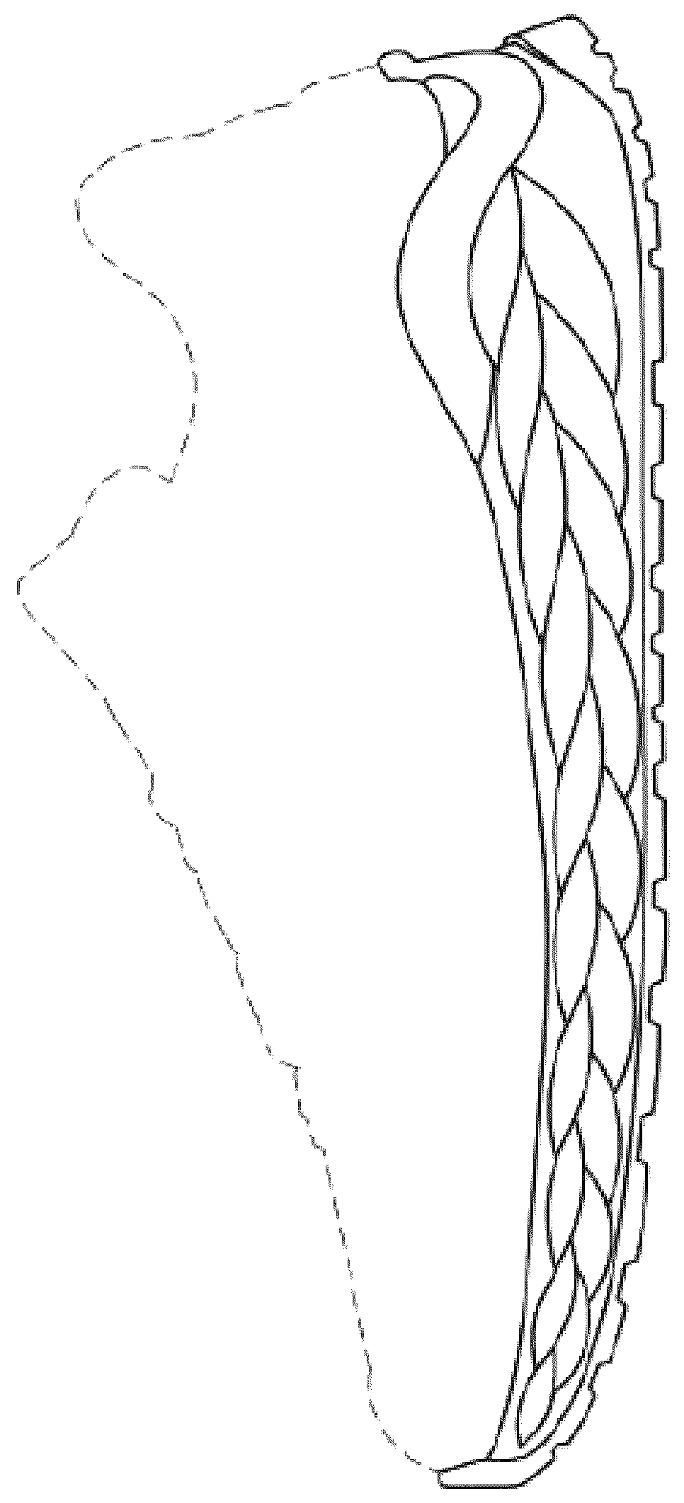 Patent USD1124606 — Shoe sole — Figure 1