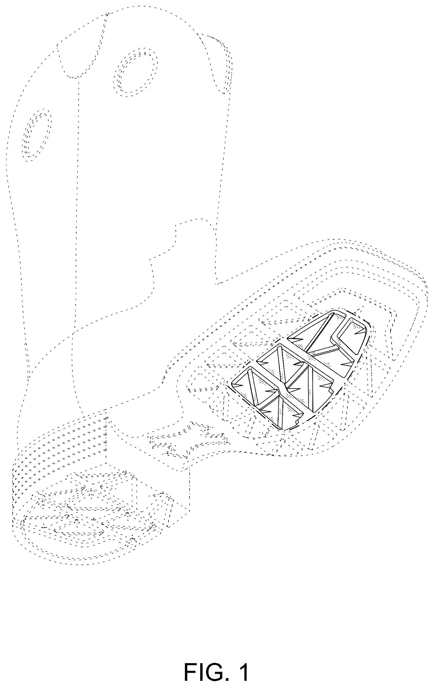 Patent USD1124611 Figure 1 – Footwear