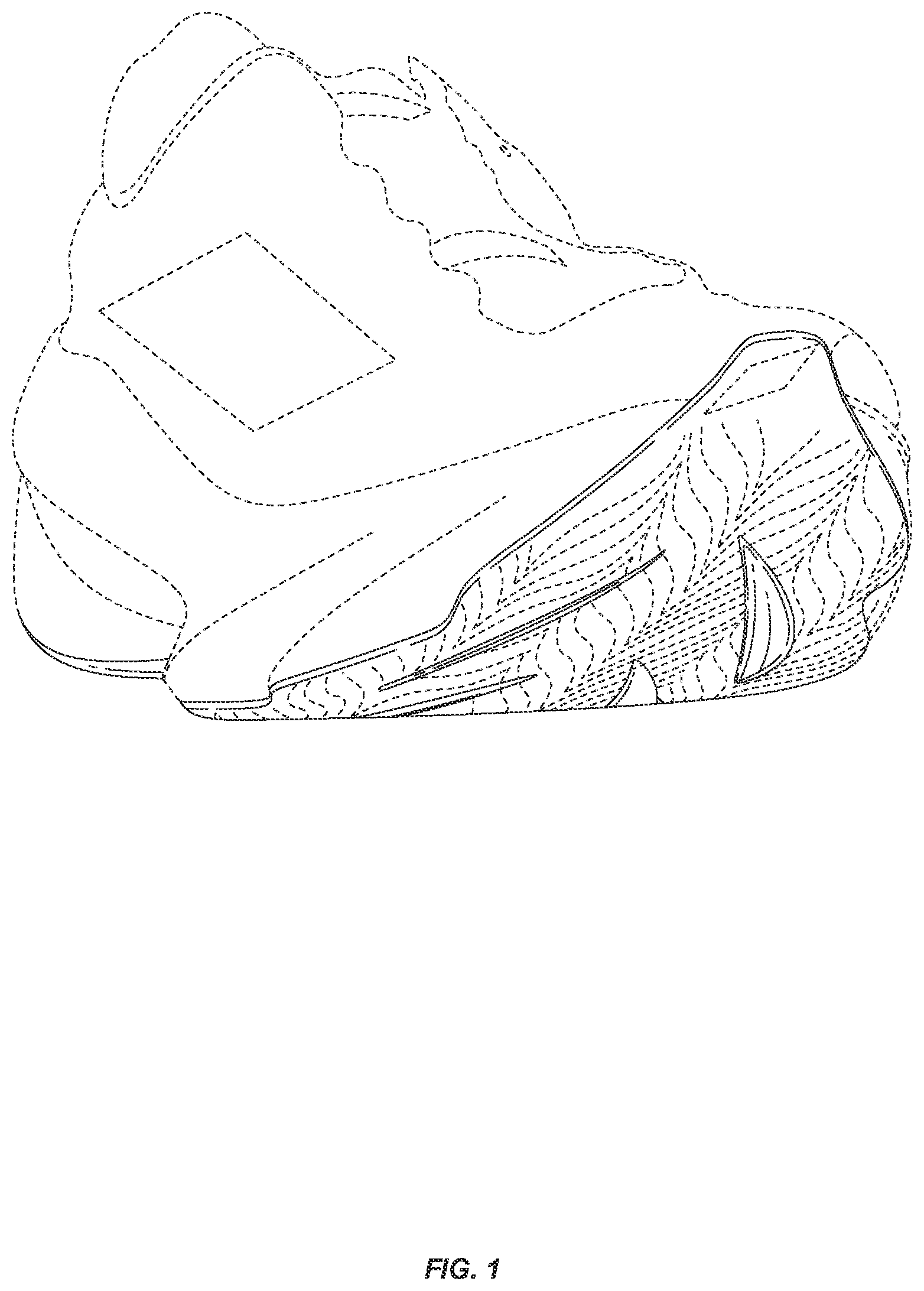 Patent USD1124615 — Outsole bottom — Figure 1