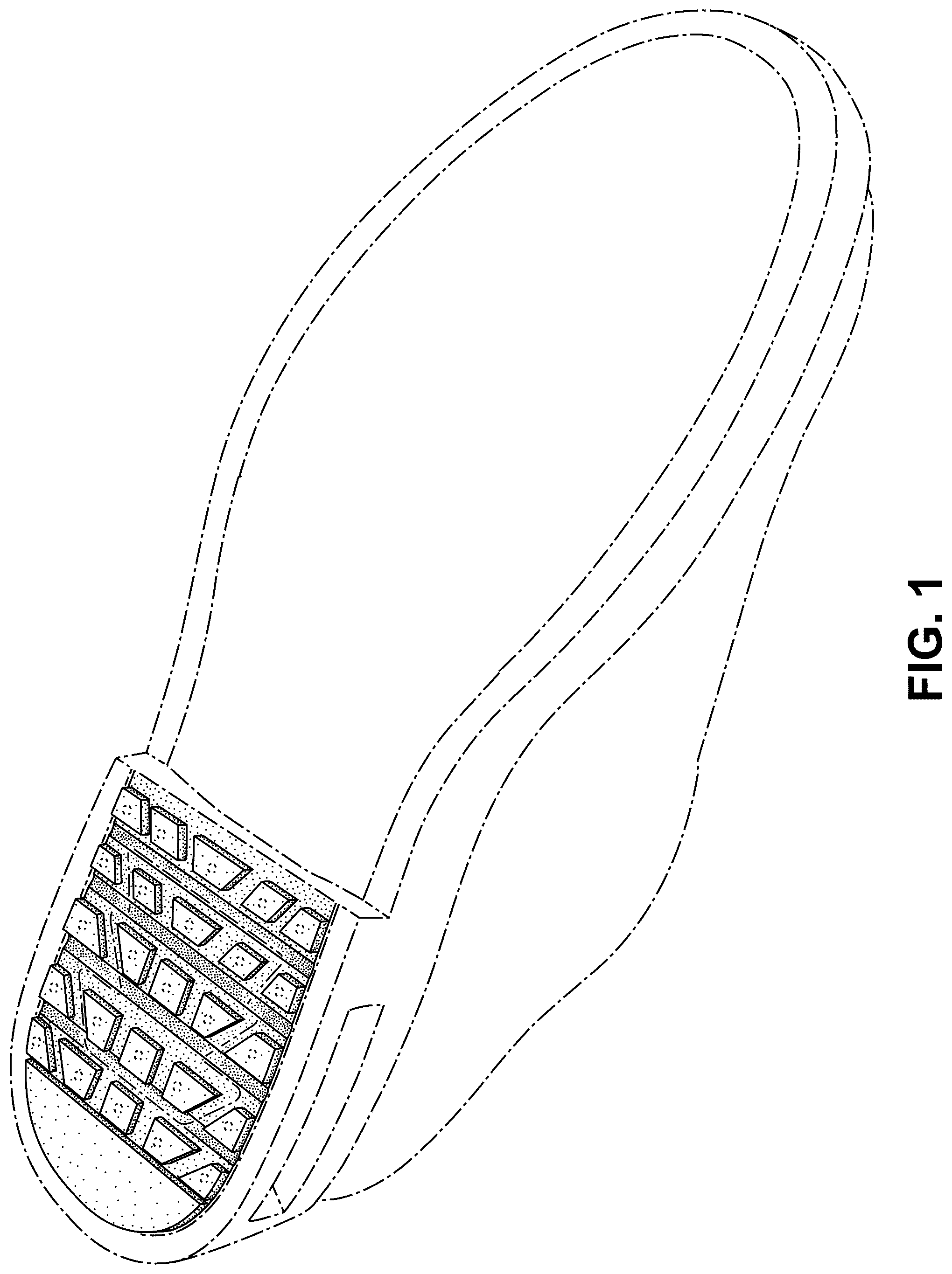 Patent USD1124617 Figure 1 – Shoe